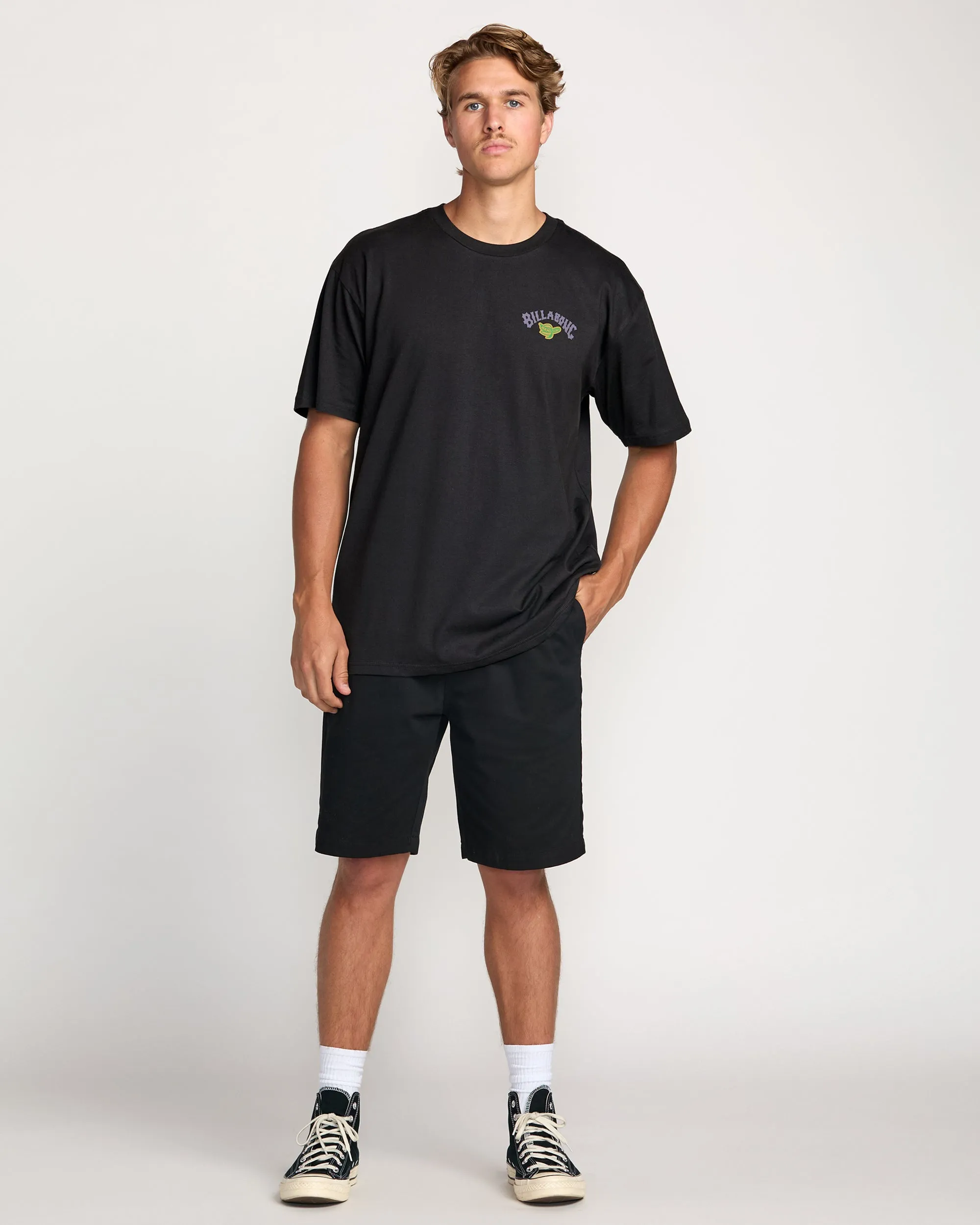 Billabong x Mami Wata Surf Africa Regular Tee - Washed Black Billabong