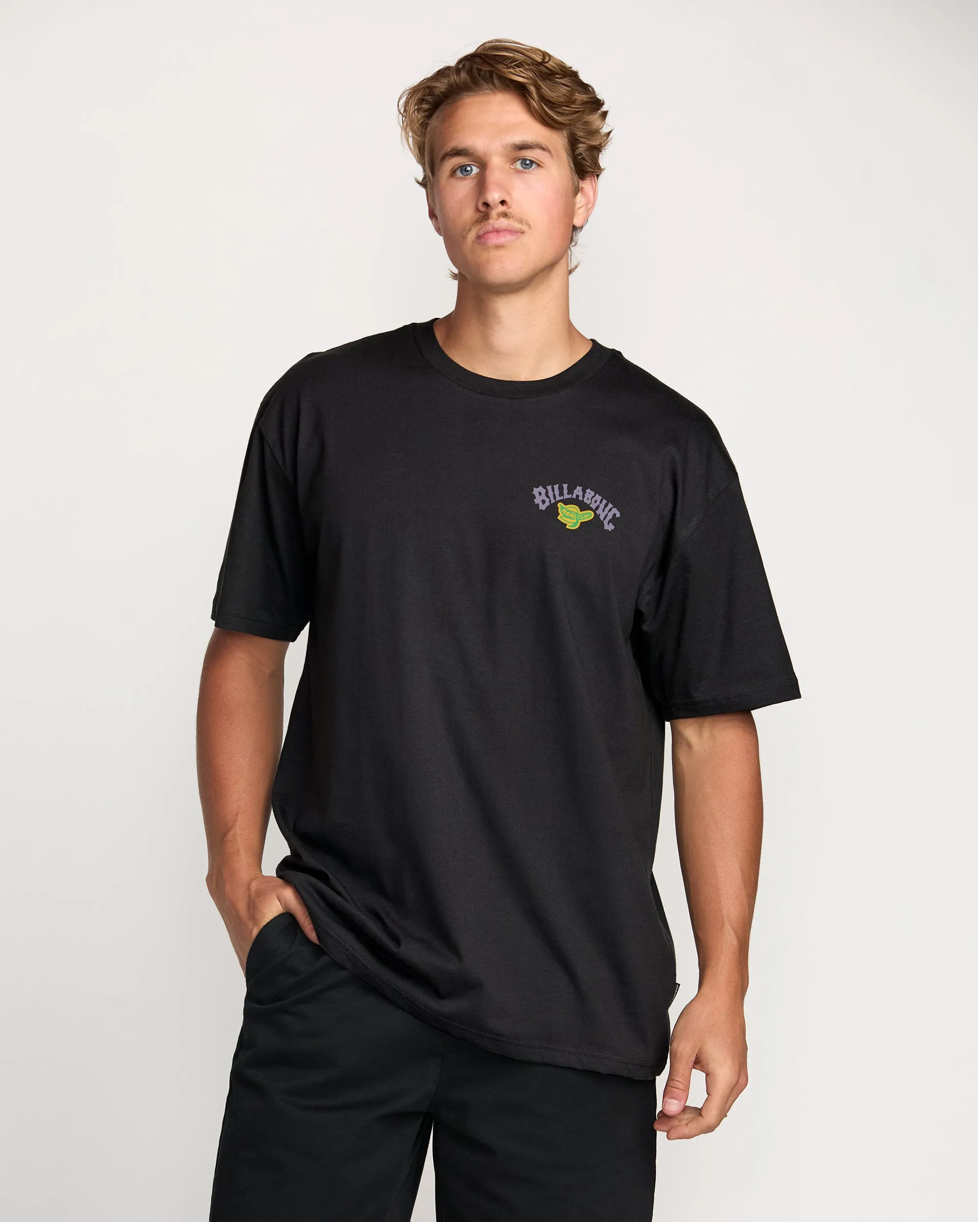 Billabong x Mami Wata Surf Africa Regular Tee - Washed Black Billabong