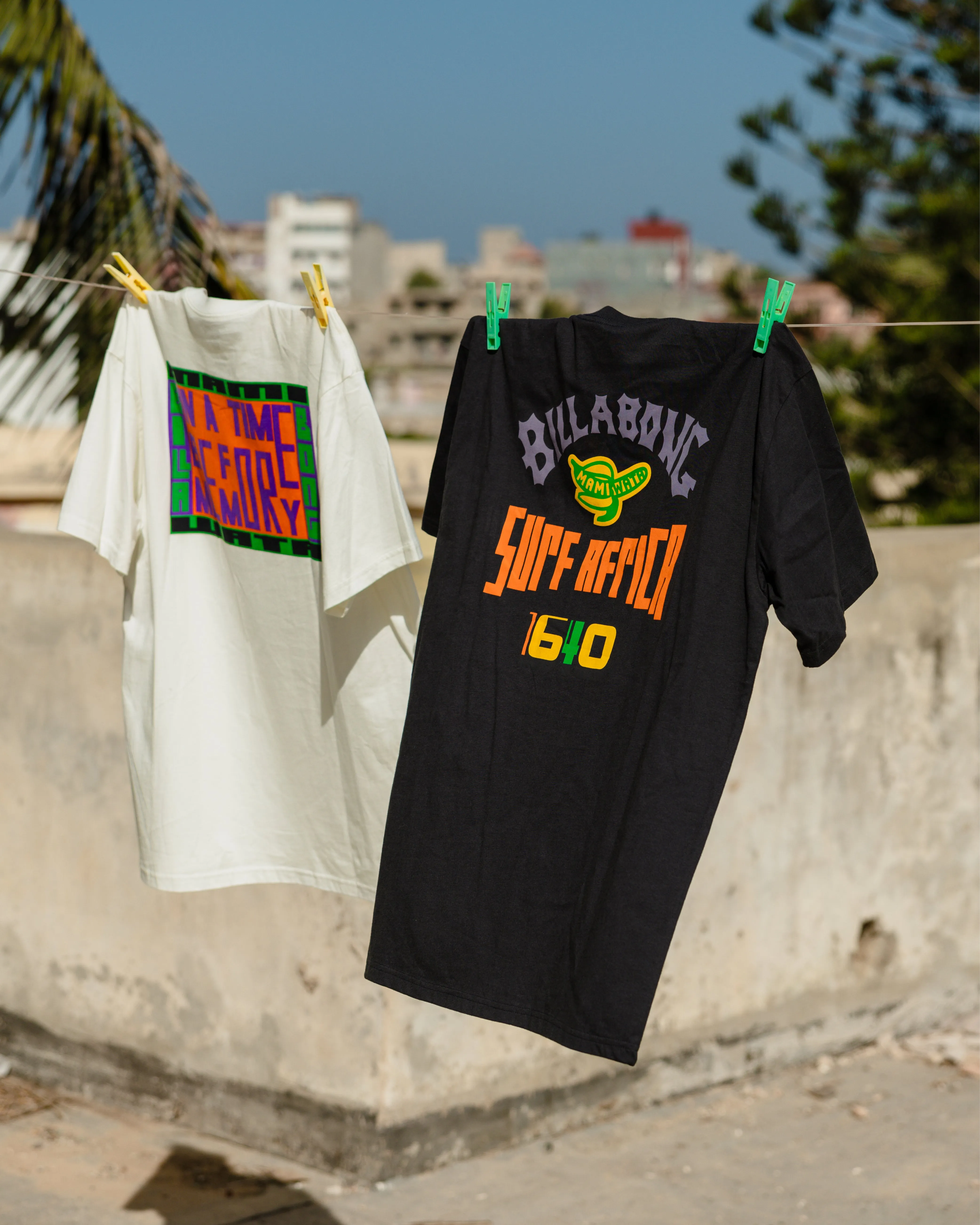 Billabong x Mami Wata Surf Africa Regular Tee - Washed Black Billabong