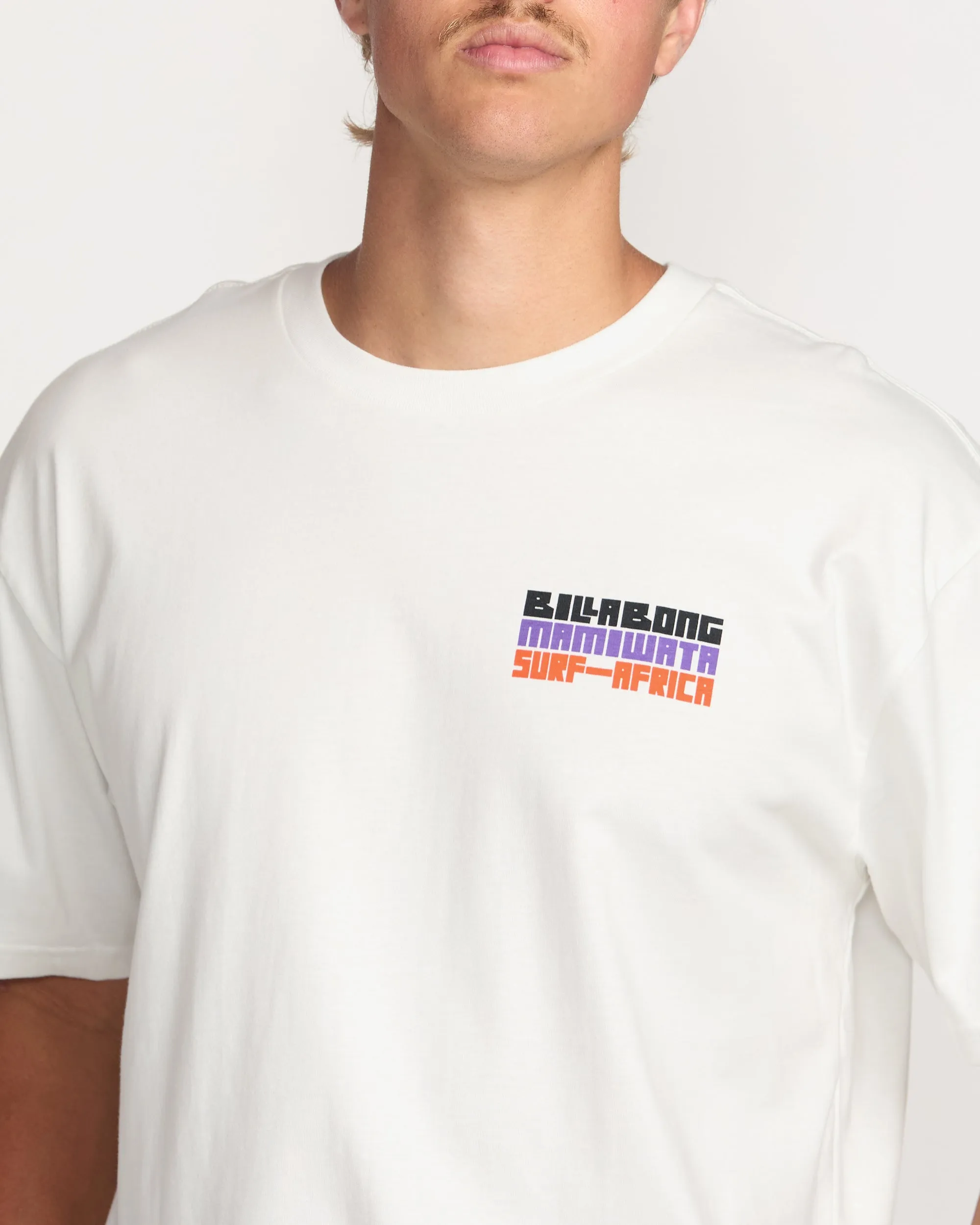 Billabong x Mami Wata Time Before Memory Regular Tee - Off White Billabong