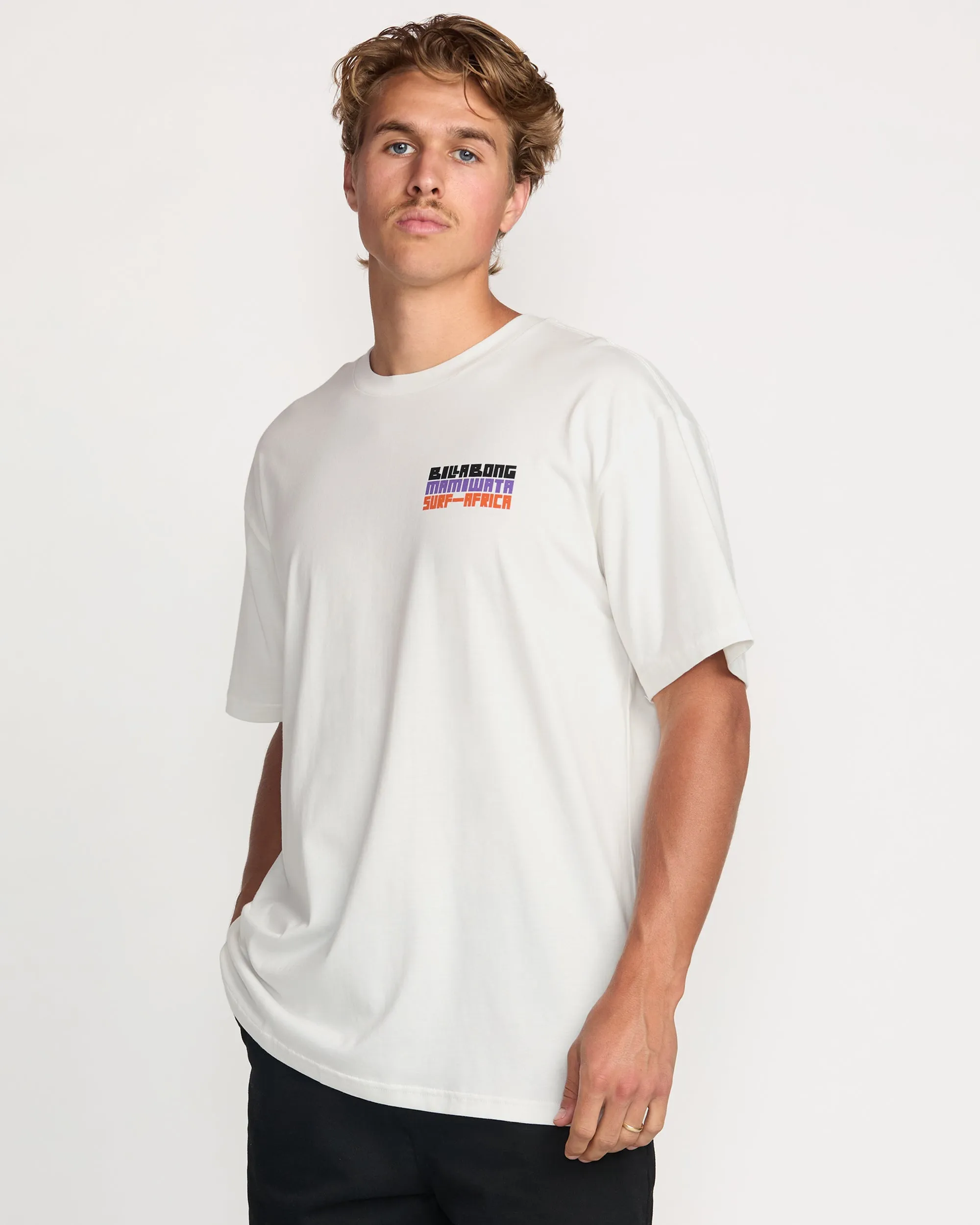 Billabong x Mami Wata Time Before Memory Regular Tee - Off White Billabong