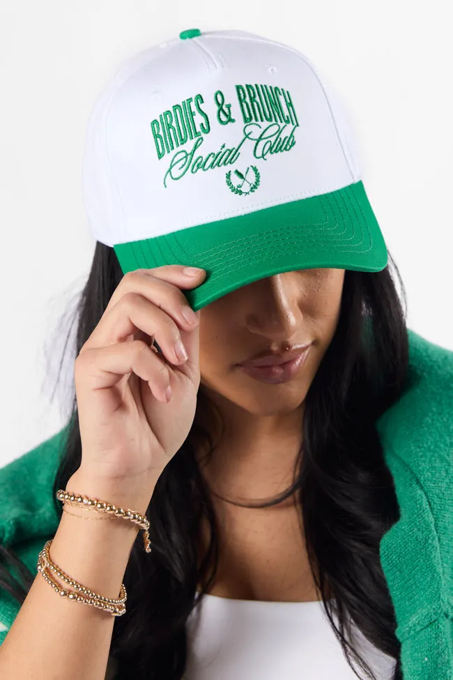 Birdies & Brunch Green Trucker Hat