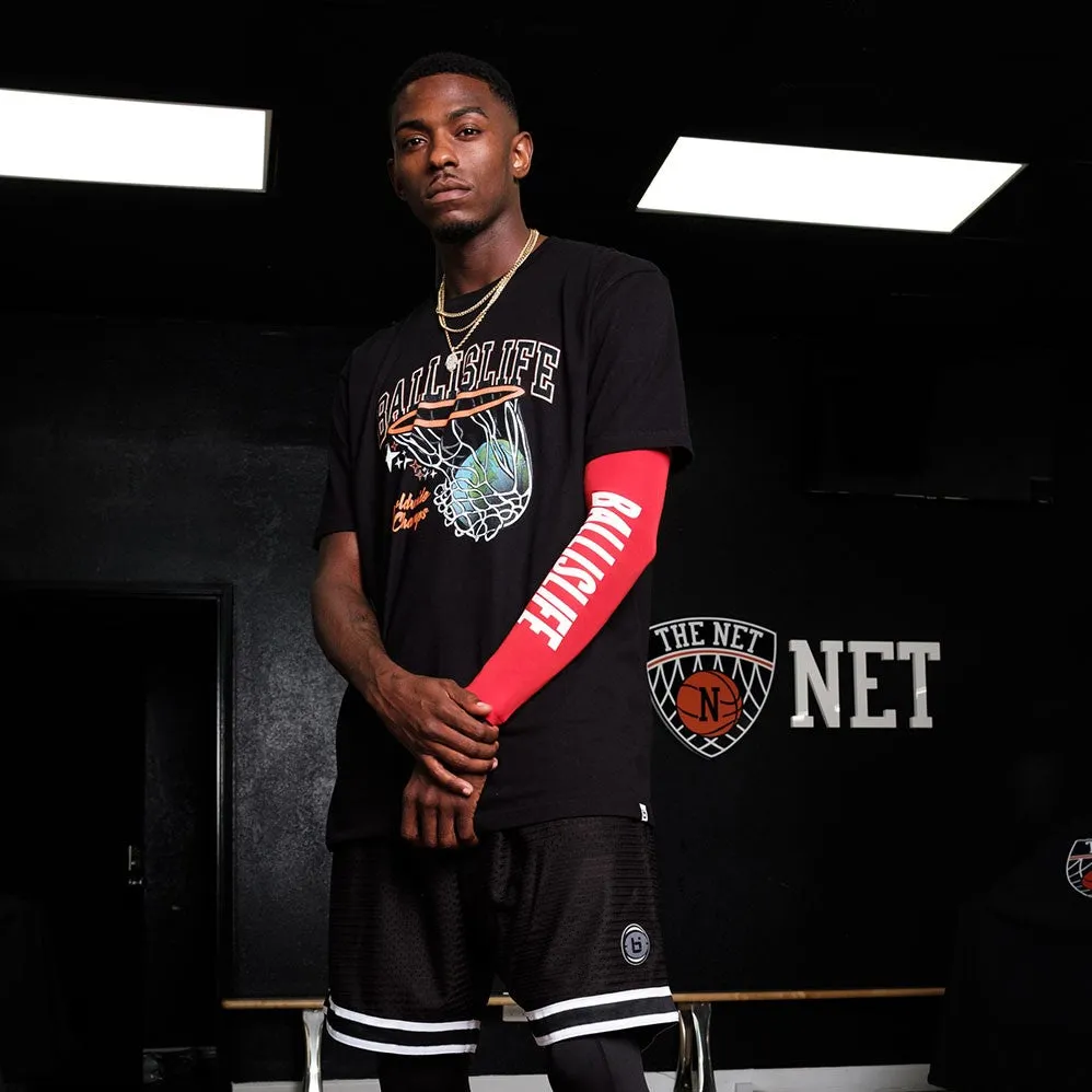BL2 Shooting Sleeve in Red Ballislife