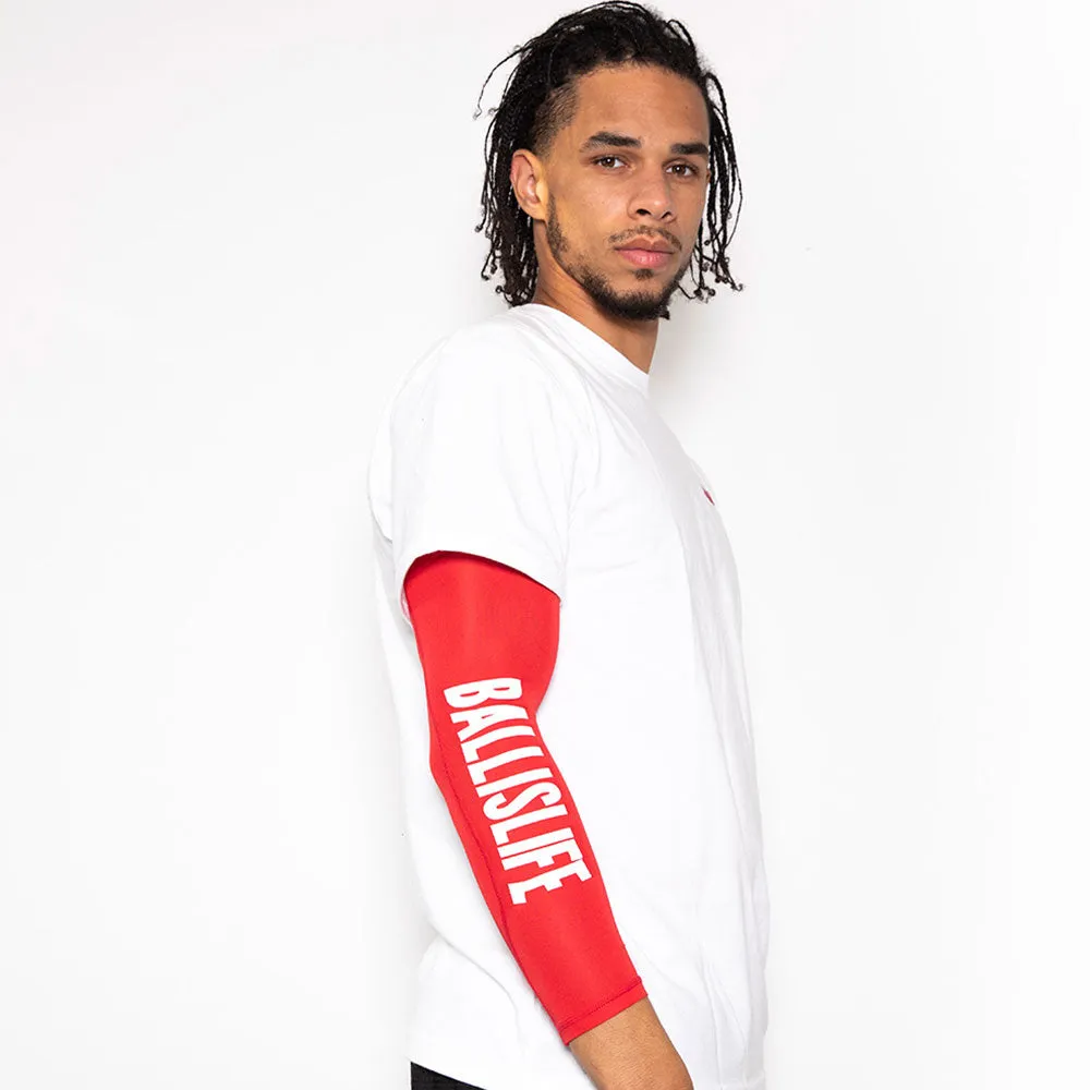 BL2 Shooting Sleeve in Red Ballislife