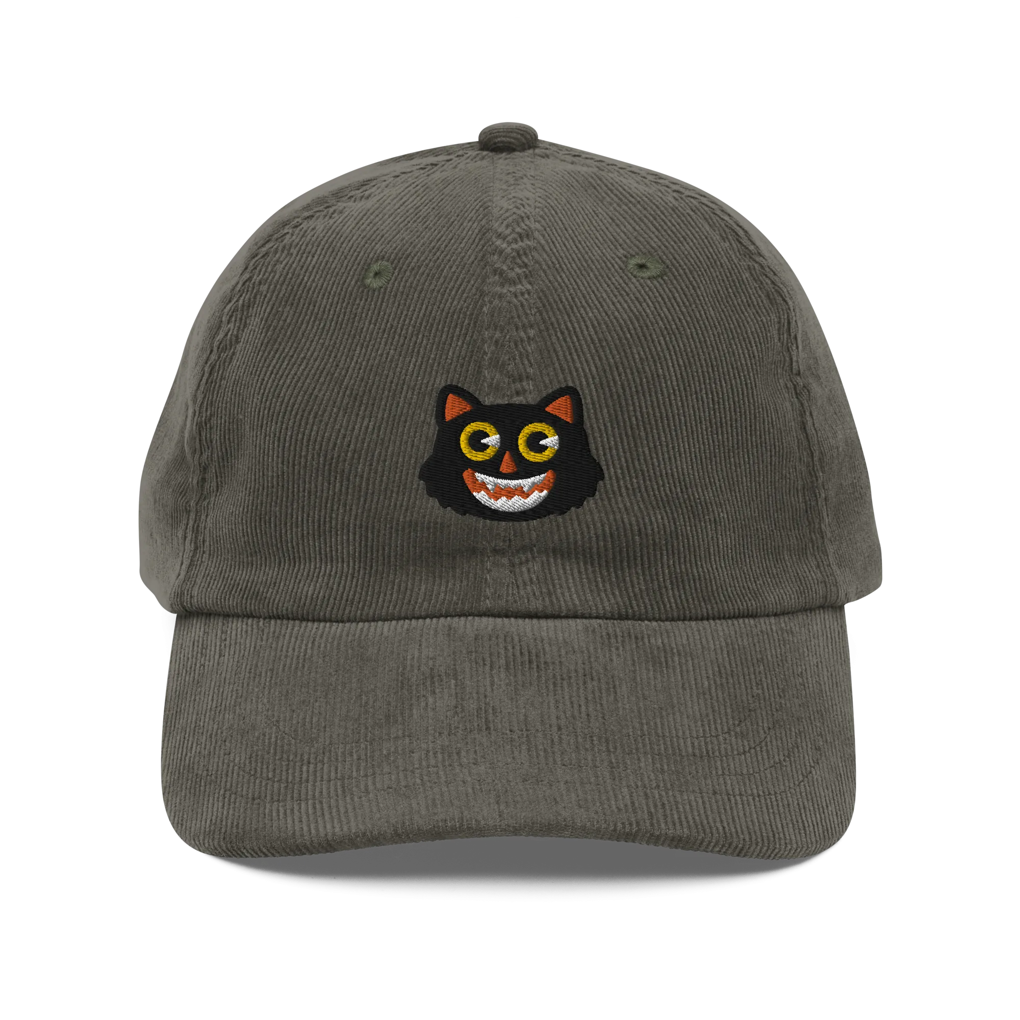Black Cat Corduroy Hat