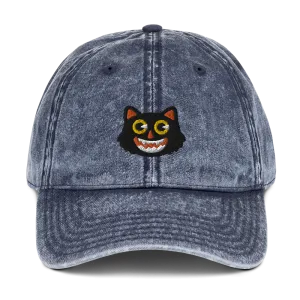 Black Cat Vintage Hat