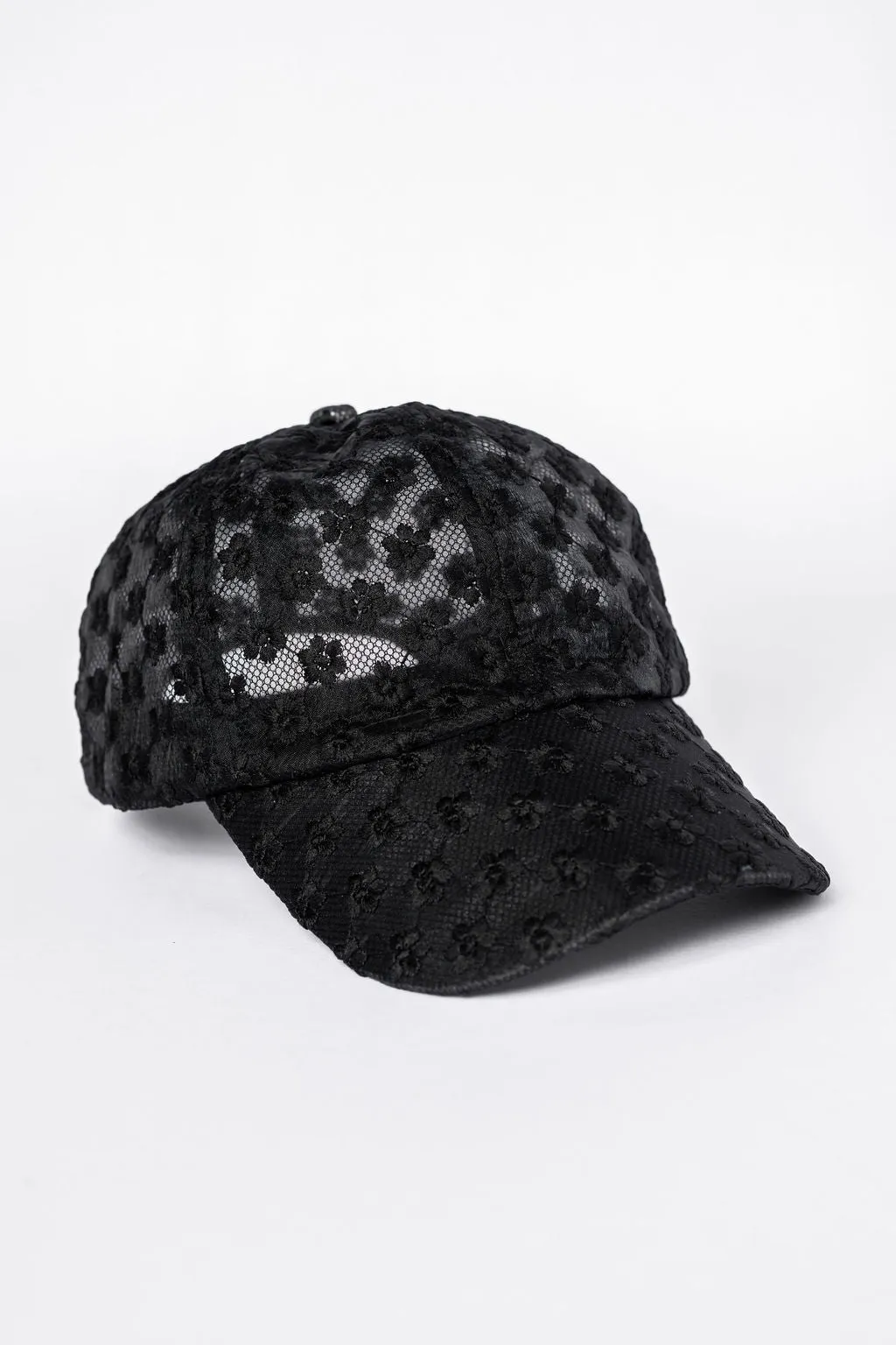 Black Eyelet Hat