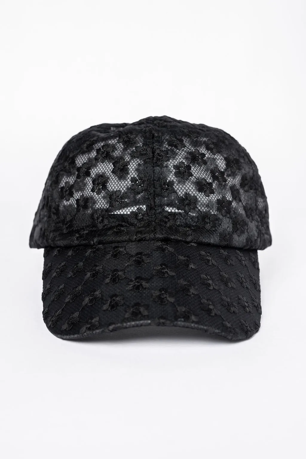 Black Eyelet Hat
