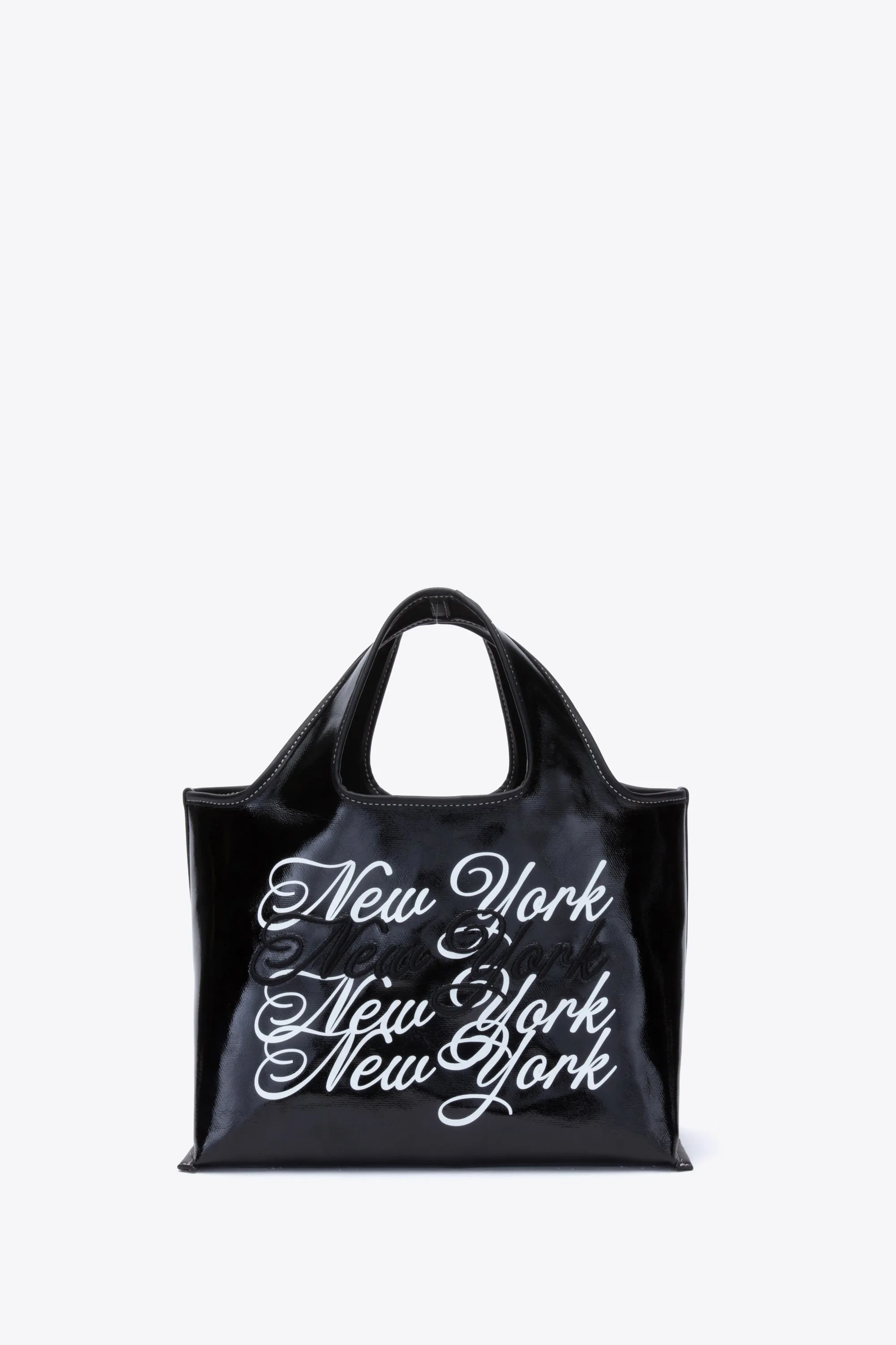 Black We Are NY Mini Market Tote