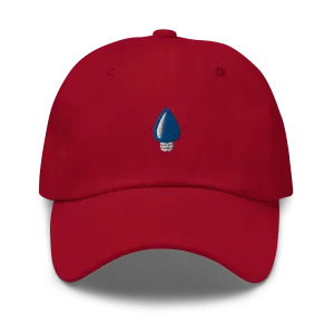Blue Holiday Light Hat