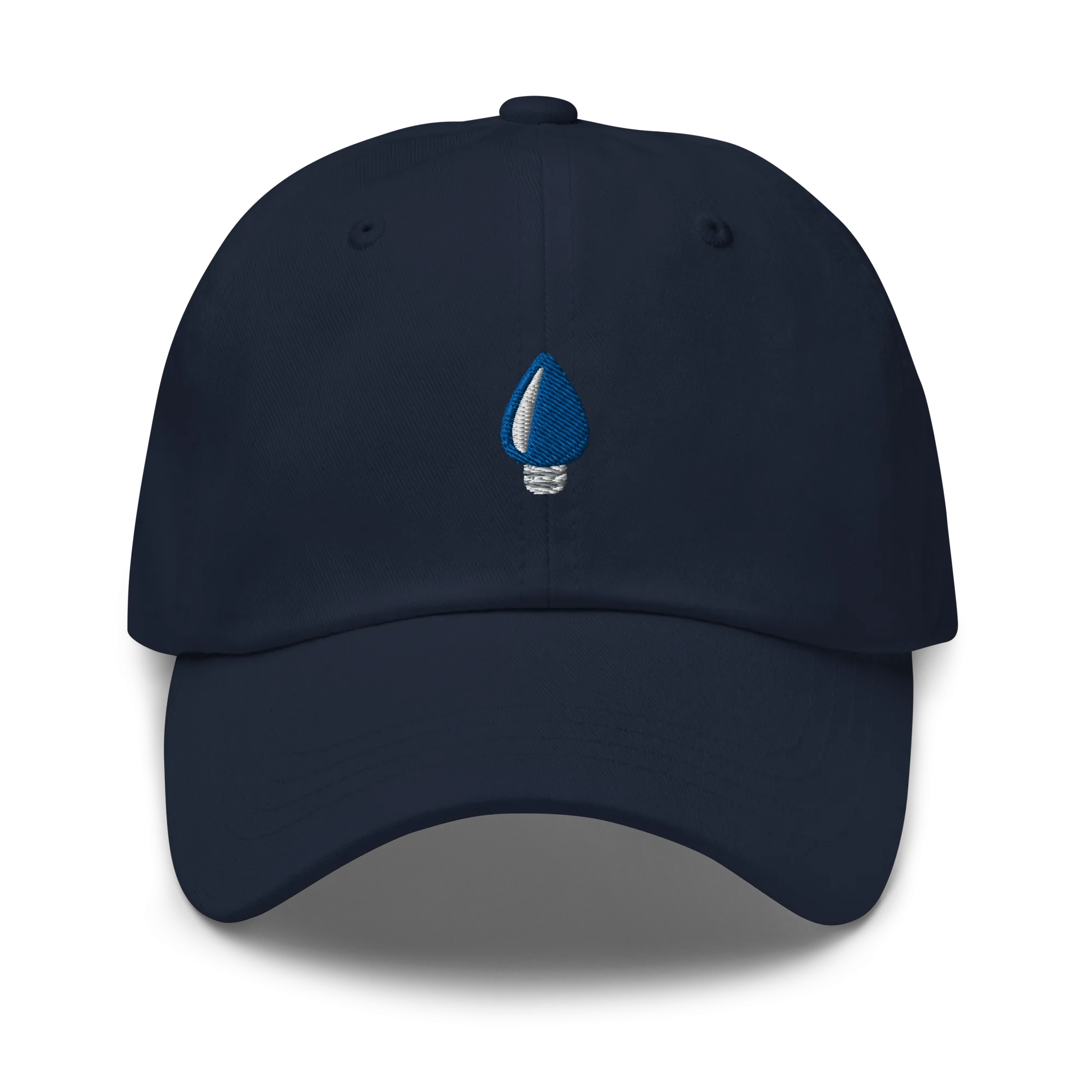 Blue Holiday Light Hat