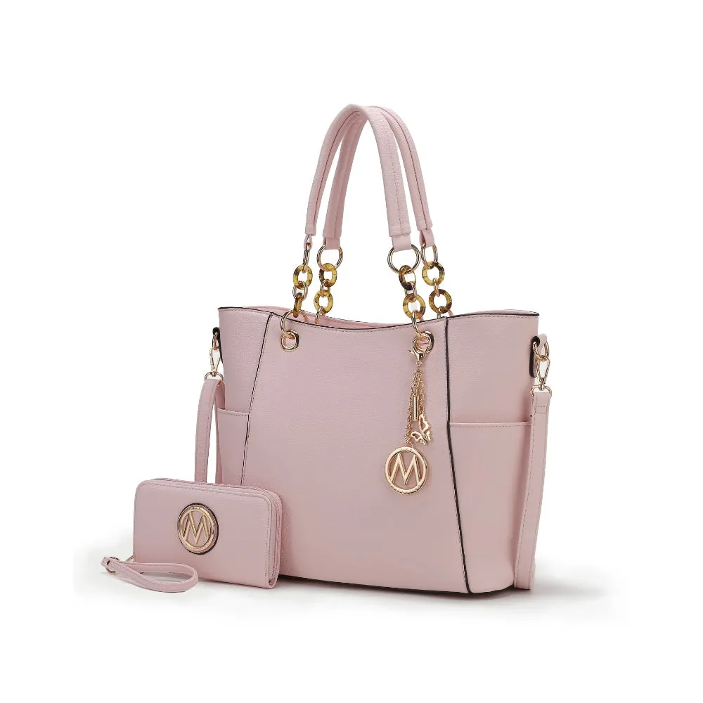 Bonita Tote Handbag with Wallet - 2 pieces