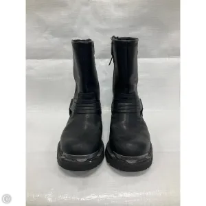 Boots Ankle Flats By Harley Davidson In Black, Size: 6.5
