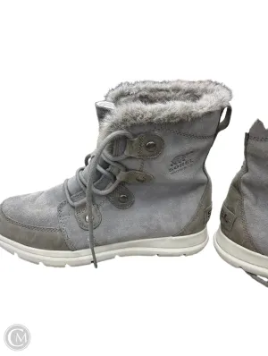 Boots Ankle Flats By Sorel In Grey, Size: 8