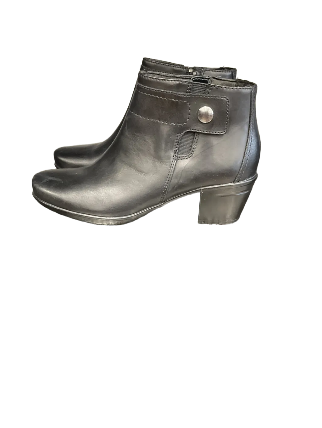 Boots Ankle Heels By Clarks  Size: 6.5