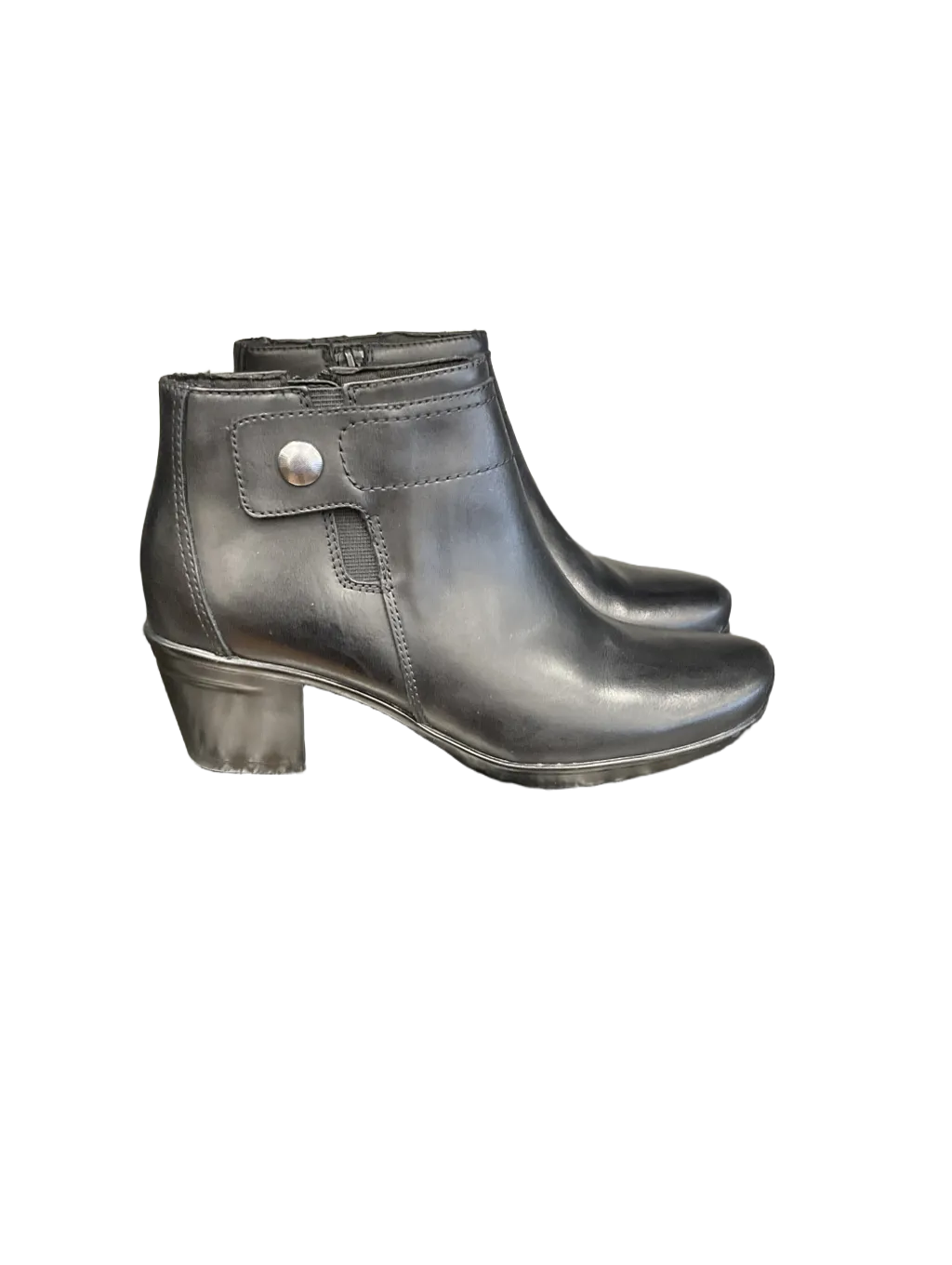 Boots Ankle Heels By Clarks  Size: 6.5