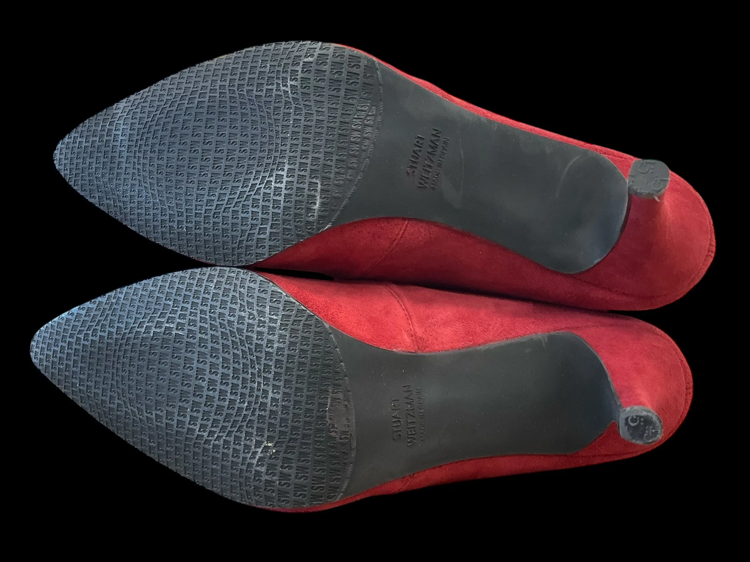 Boots Designer By Stuart Weitzman In Red, Size: 11