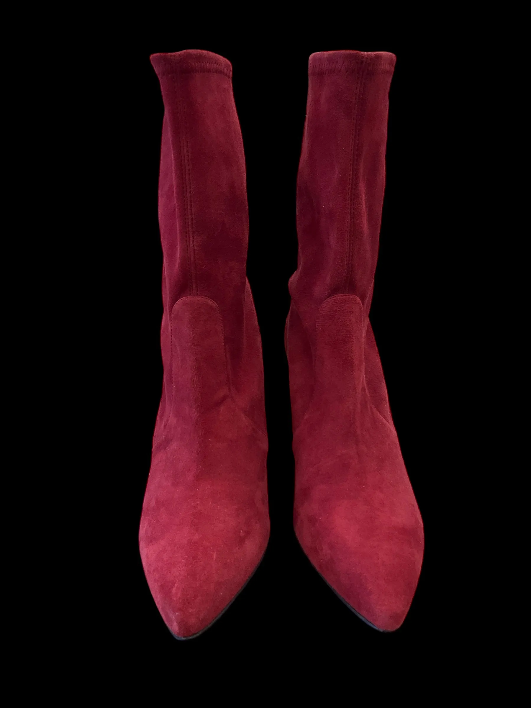 Boots Designer By Stuart Weitzman In Red, Size: 11