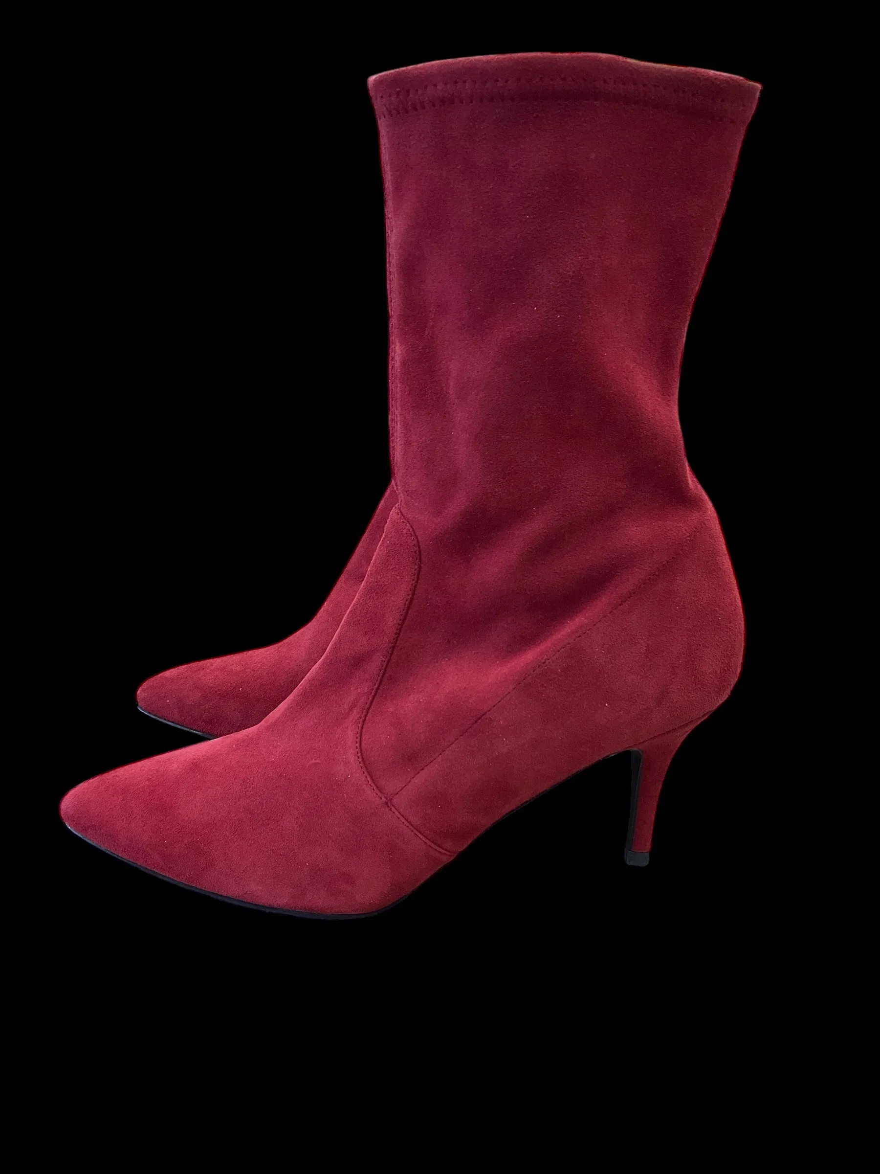 Boots Designer By Stuart Weitzman In Red, Size: 11
