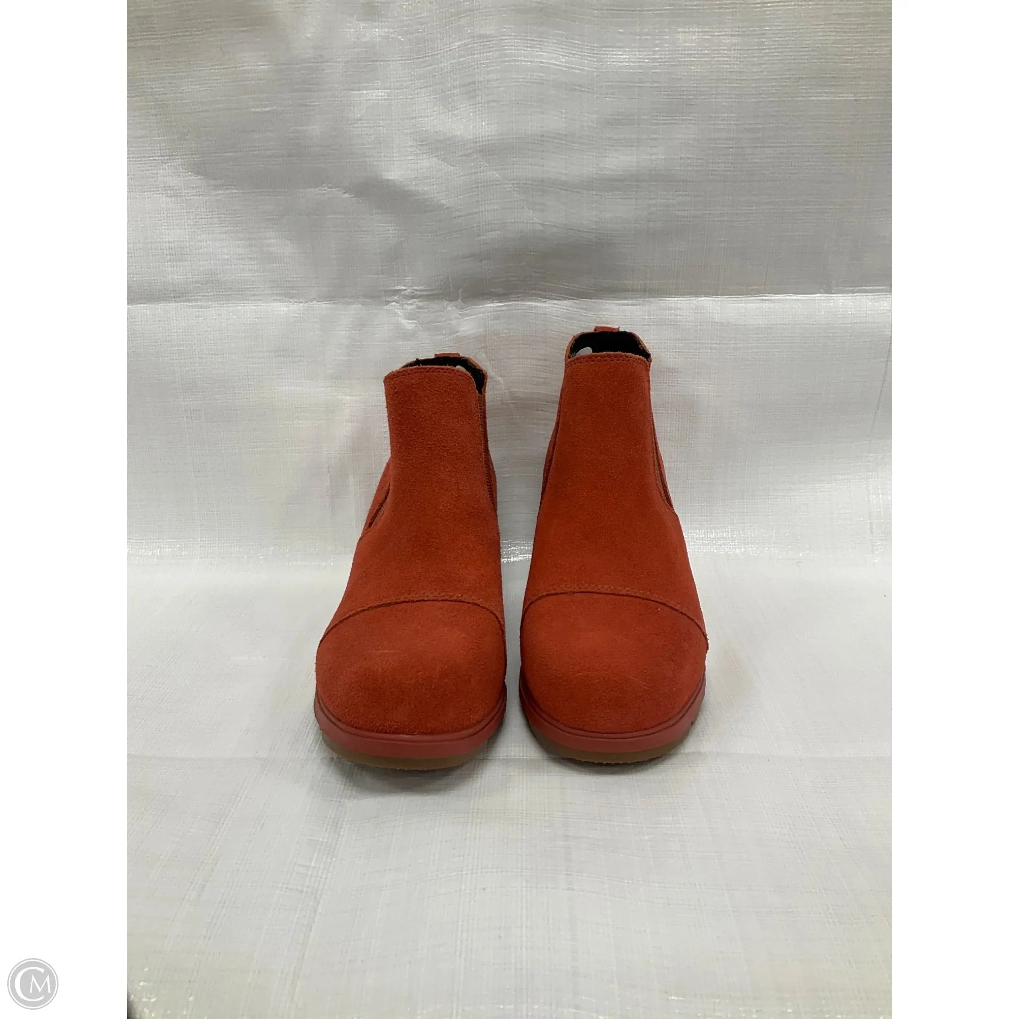 Boots Leather By Sorel In Orange, Size: 6.5