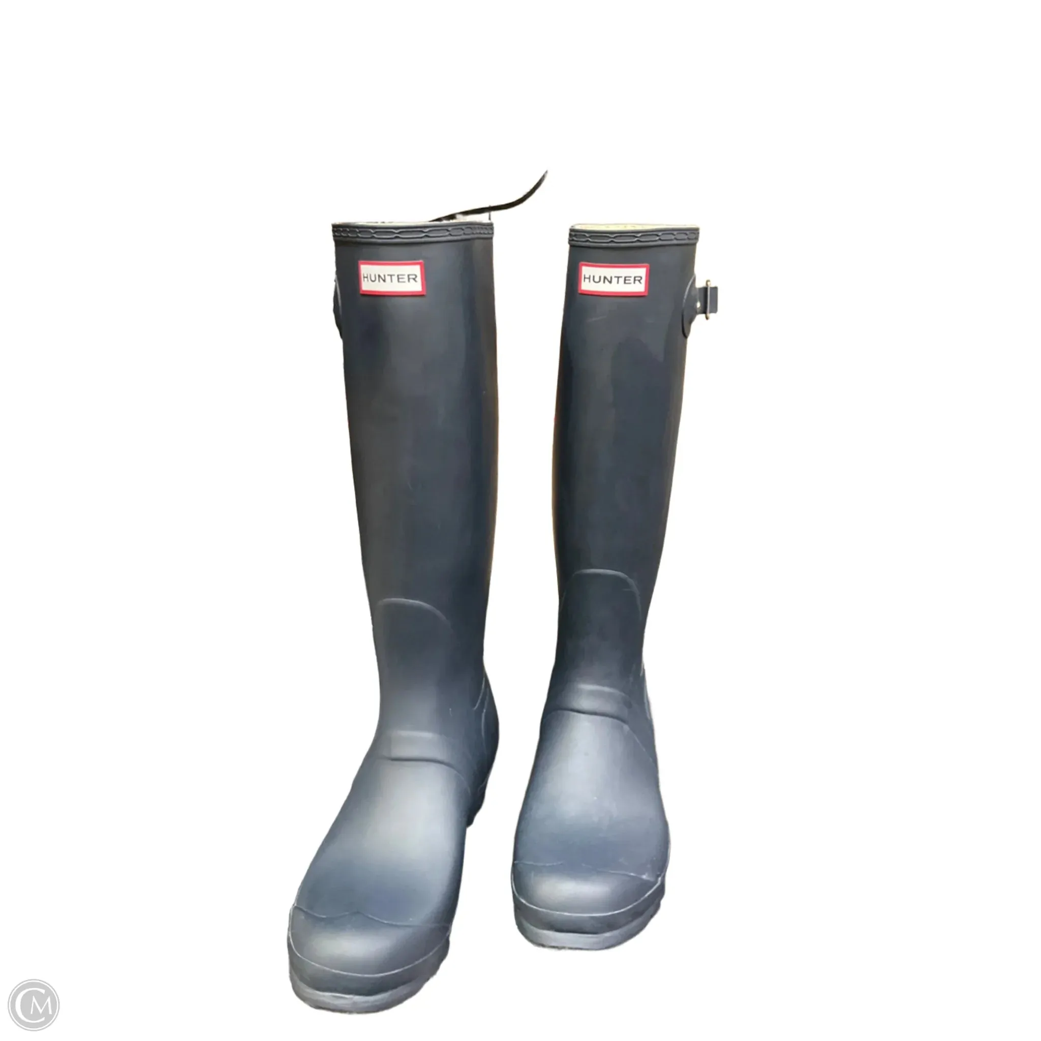 Boots Rain By Hunter In Blue, Size: 10