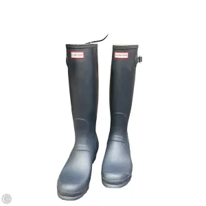 Boots Rain By Hunter In Blue, Size: 10