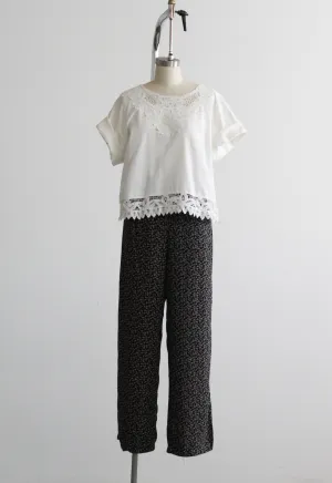 botanical lounge trousers 1919 Vintage