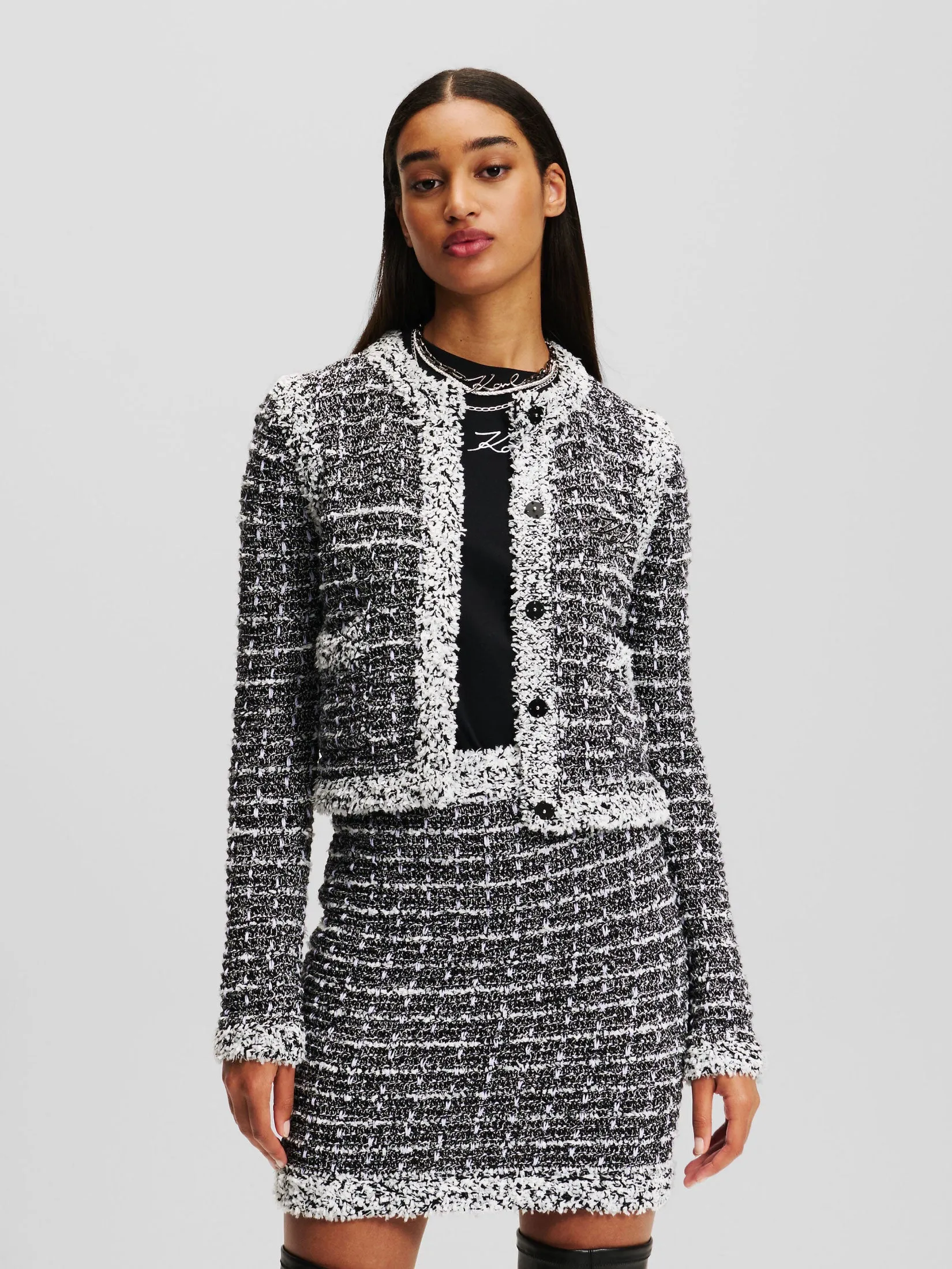 BOUCLE CARDIGAN