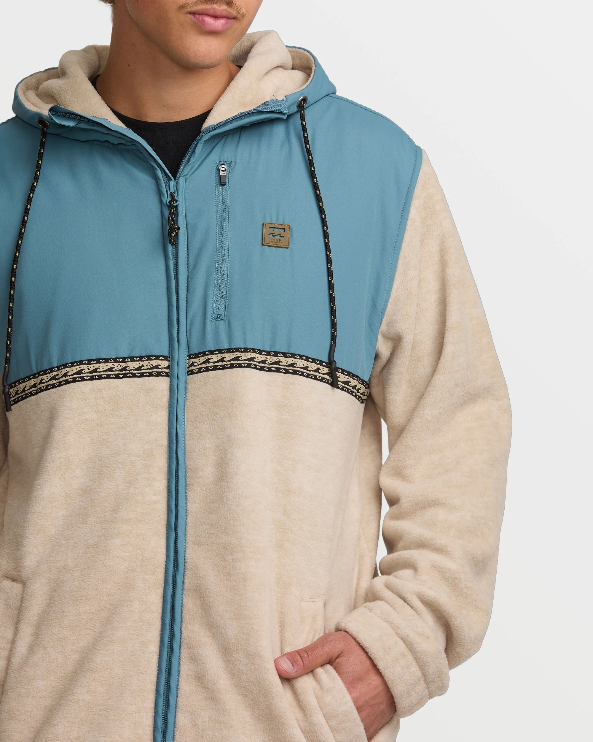 Boundary Lite Zip Sweatshirt - Bleached Sand Billabong