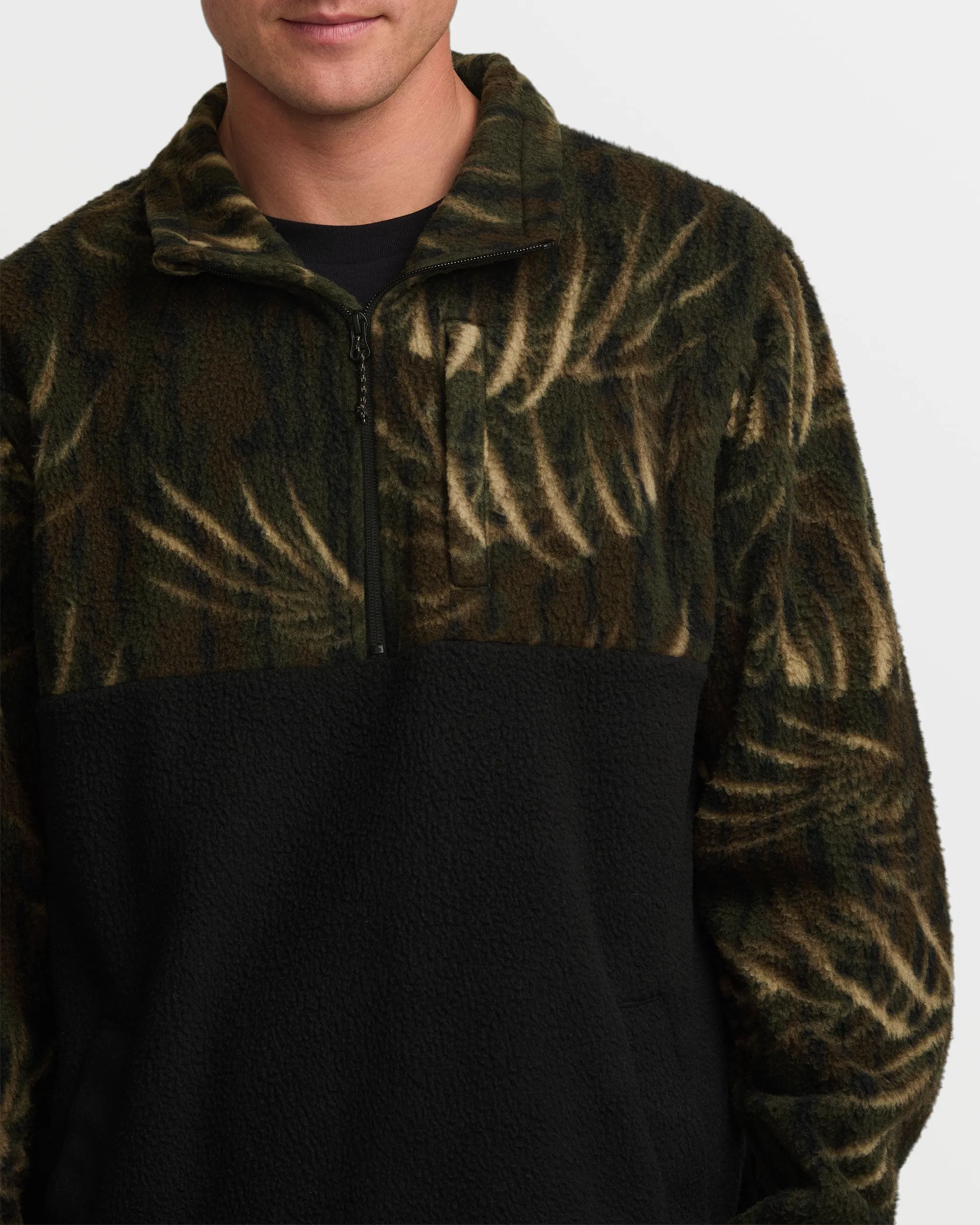 Boundary Mock Sweatshirt - Camo Billabong