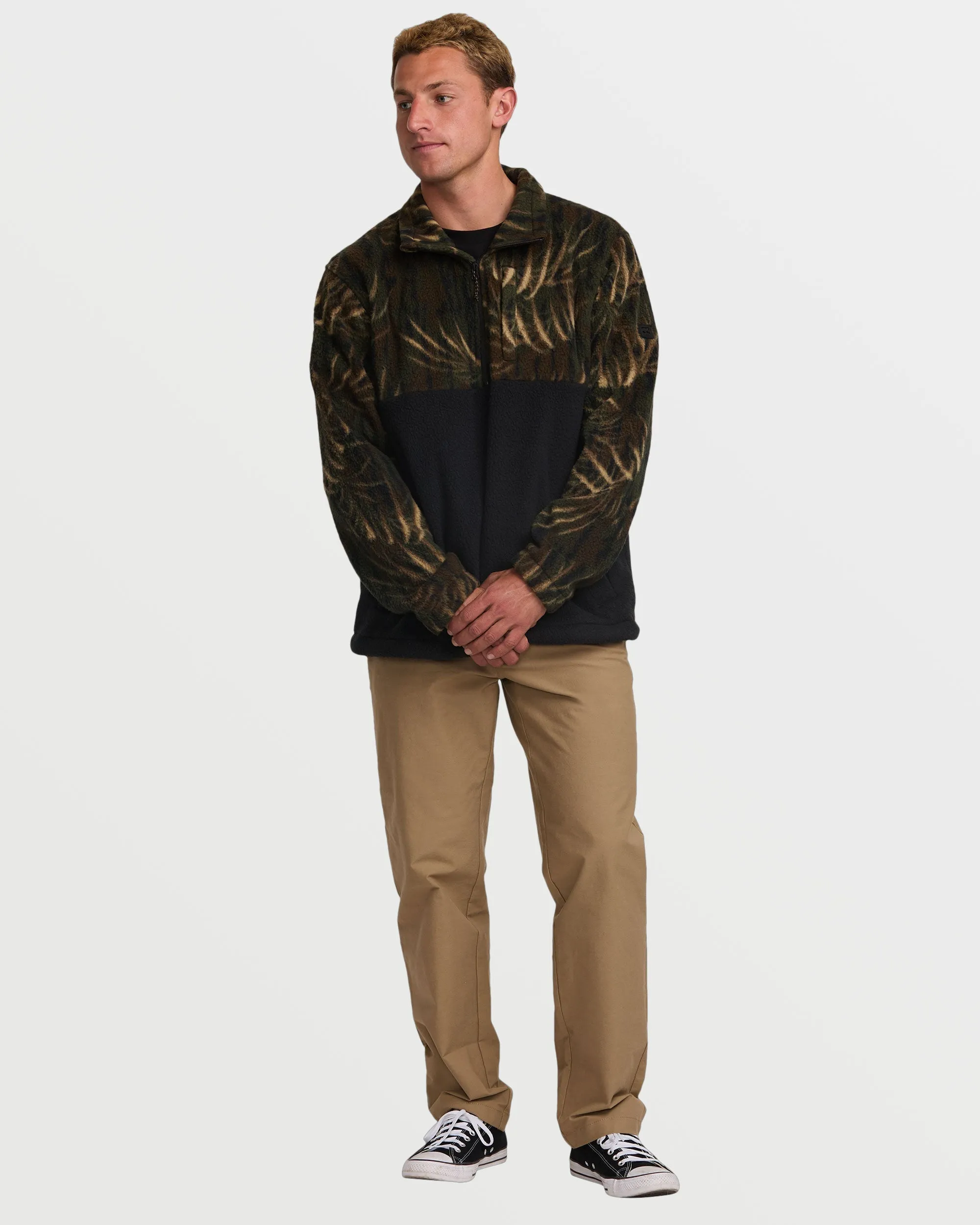 Boundary Mock Sweatshirt - Camo Billabong