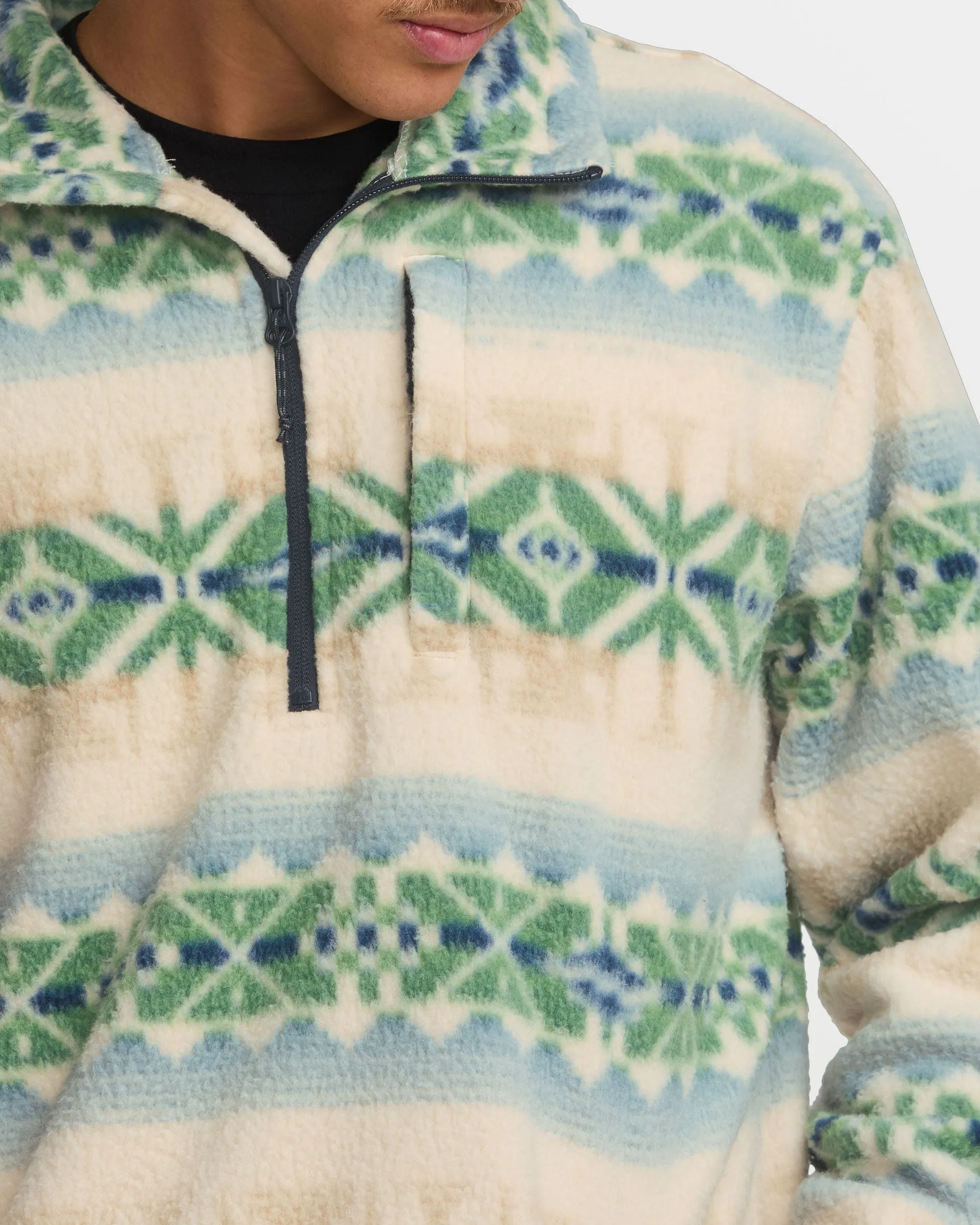 Boundary Mock Sweatshirt - Chino Billabong