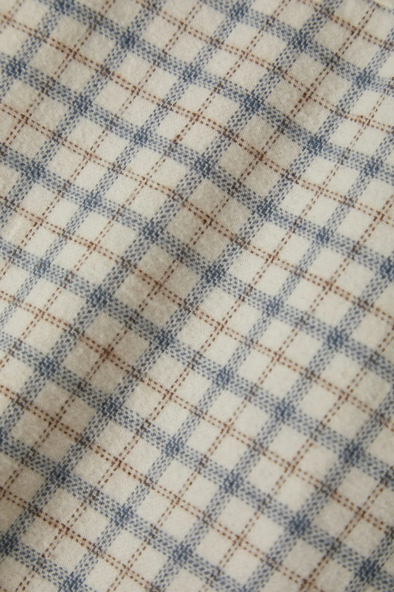 Bowery Lightweight Ultra Soft L/S Flannel - Whitecap/Basalt Brixton