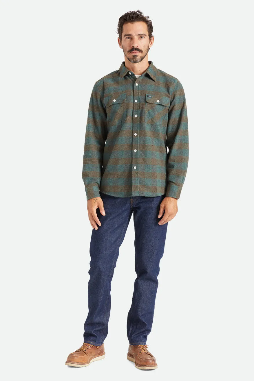 Bowery L/S Flannel - Ocean Brixton