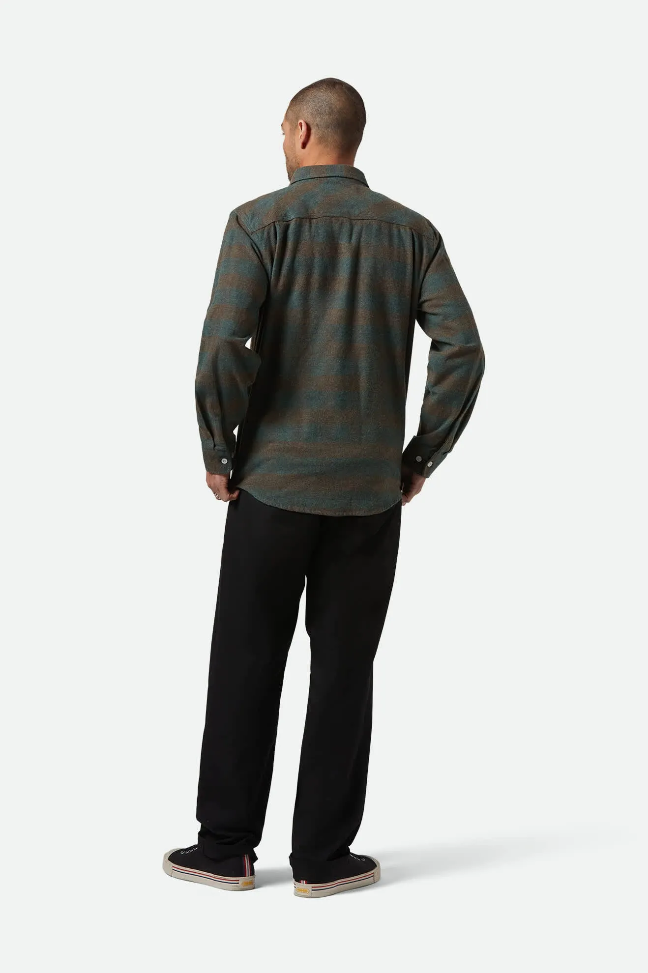 Bowery L/S Flannel - Ocean Brixton