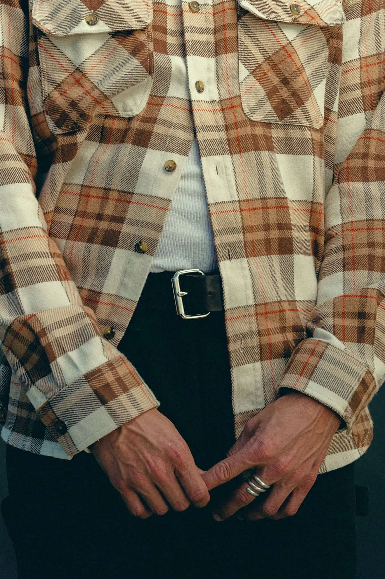 Bowery L/S Flannel - Whitecap/Pinecone Brown/Burro Brown Brixton