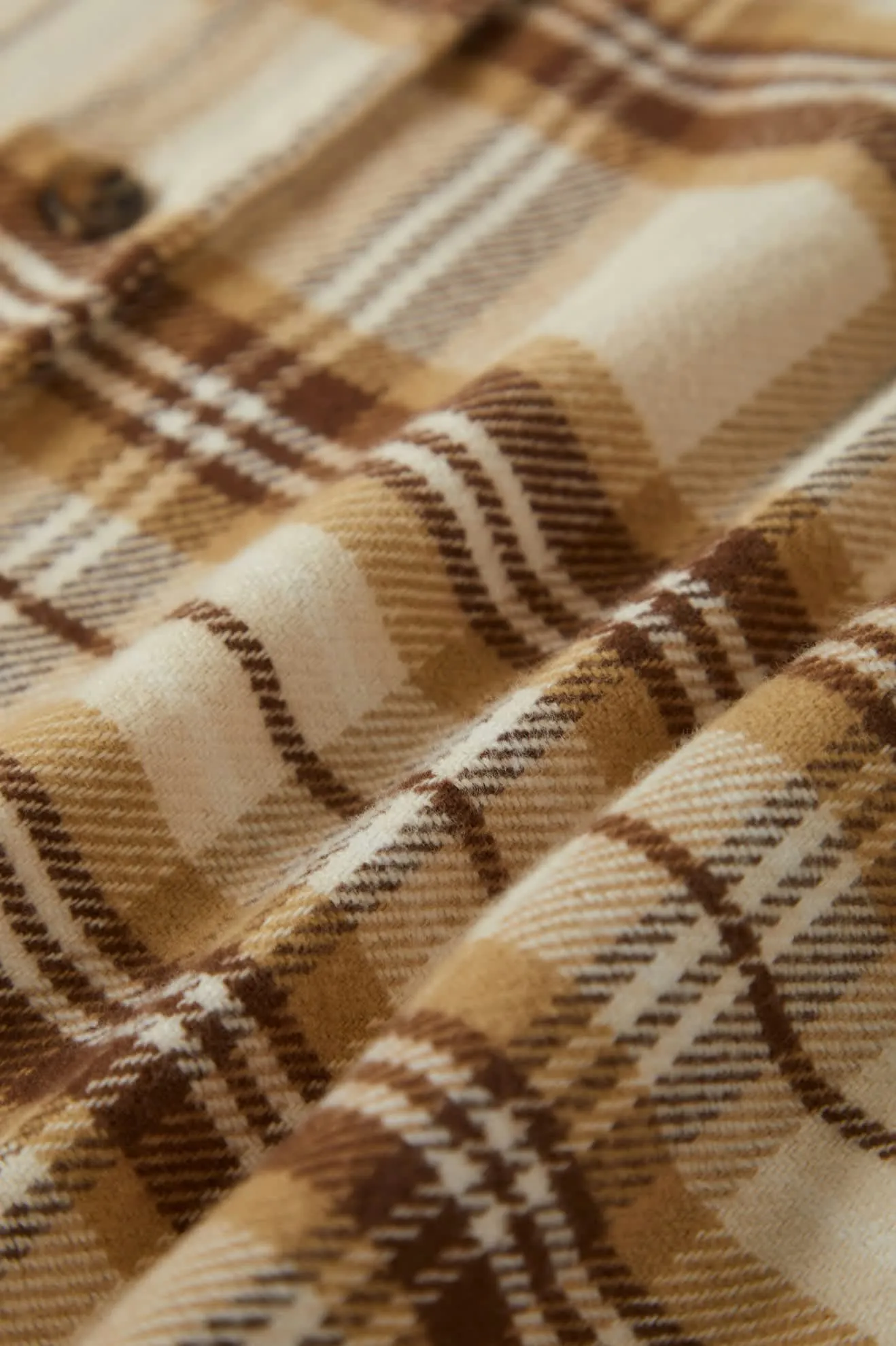 Bowery L/S Flannel - Whitecap/Sand/Pinecone Brown Brixton