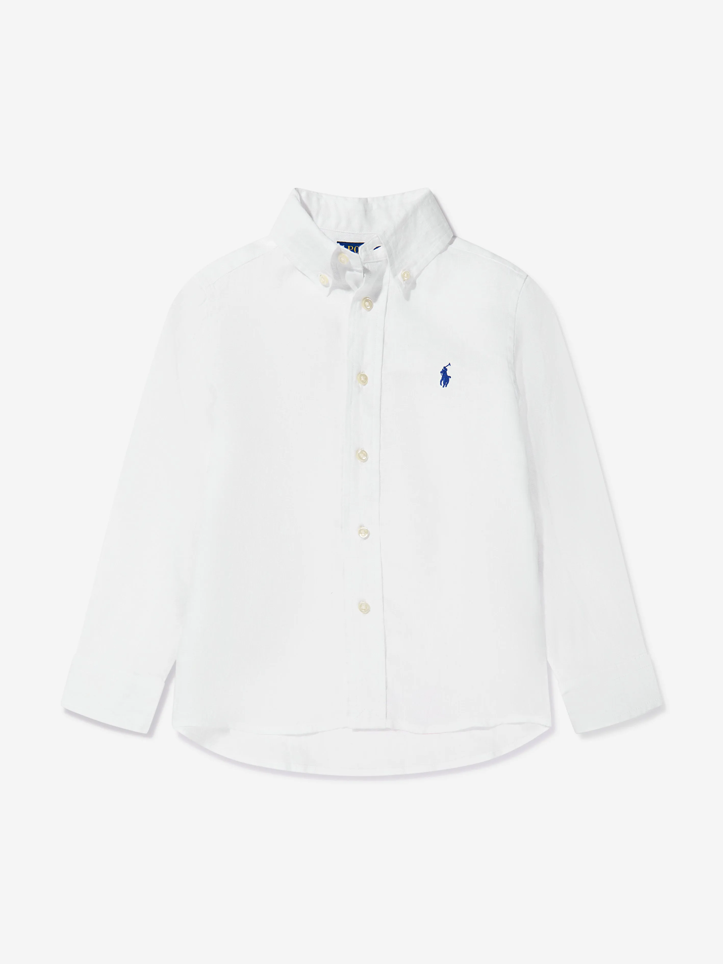 Boys Linen Shirt in White