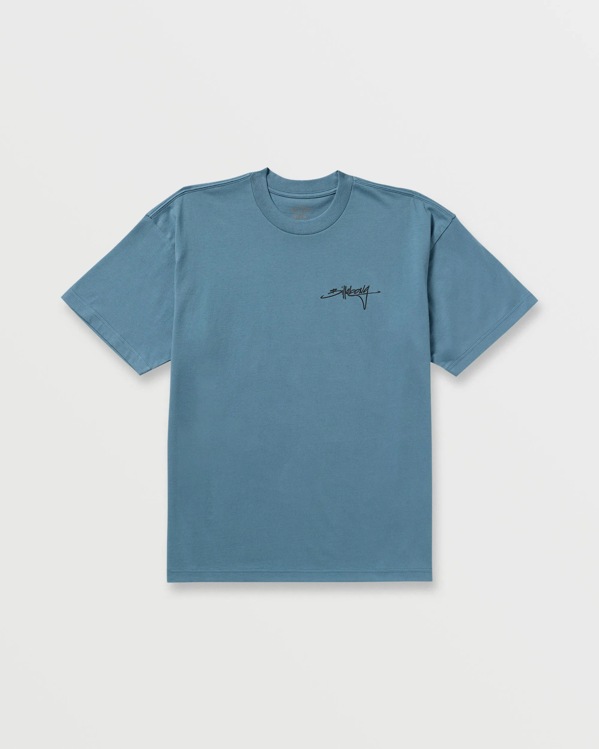 Bracket Script OG Tee - Carolina Blue Billabong
