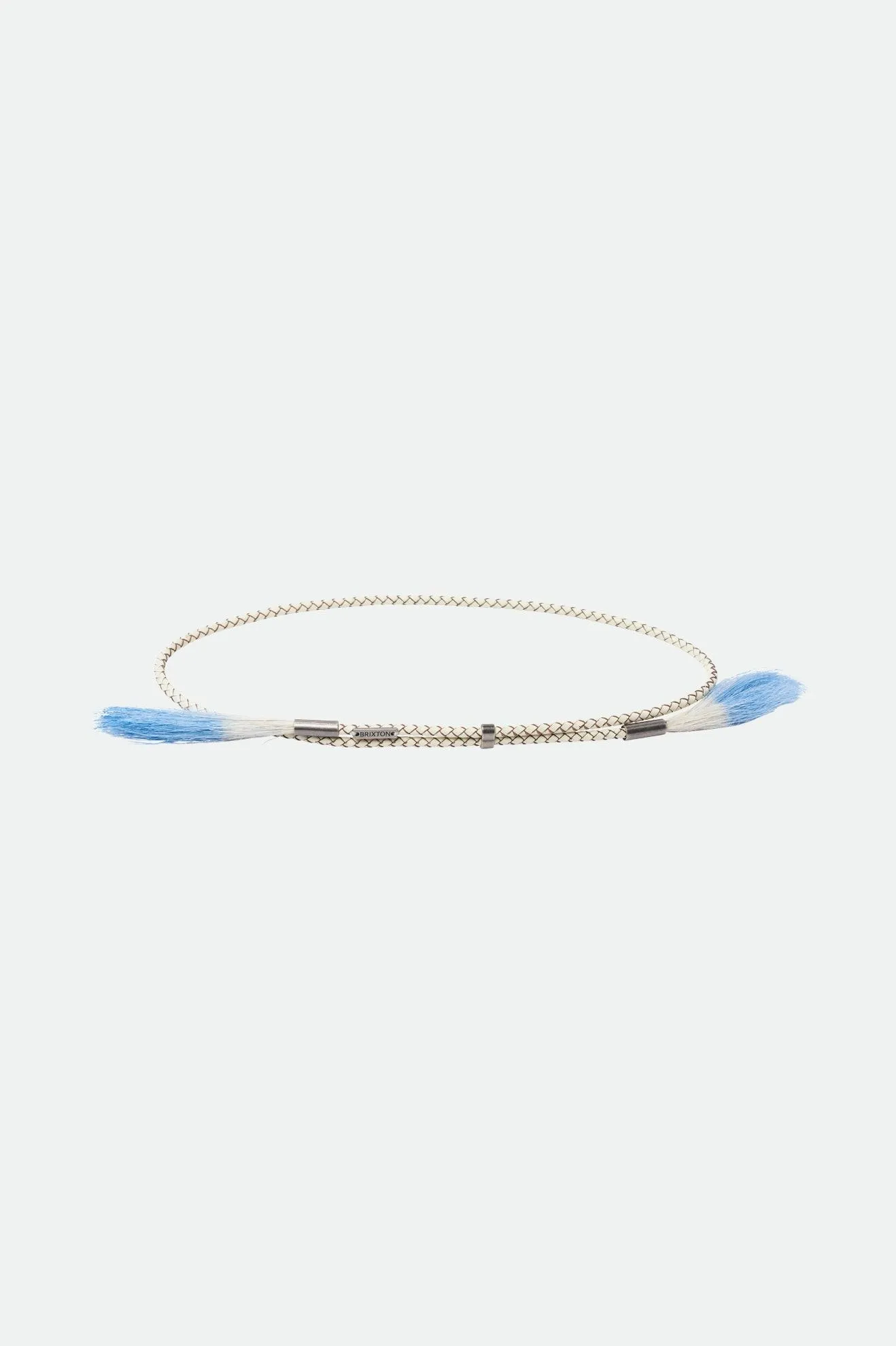 Braided Leather Tassel Adjustable Hat Band - Dove Brixton