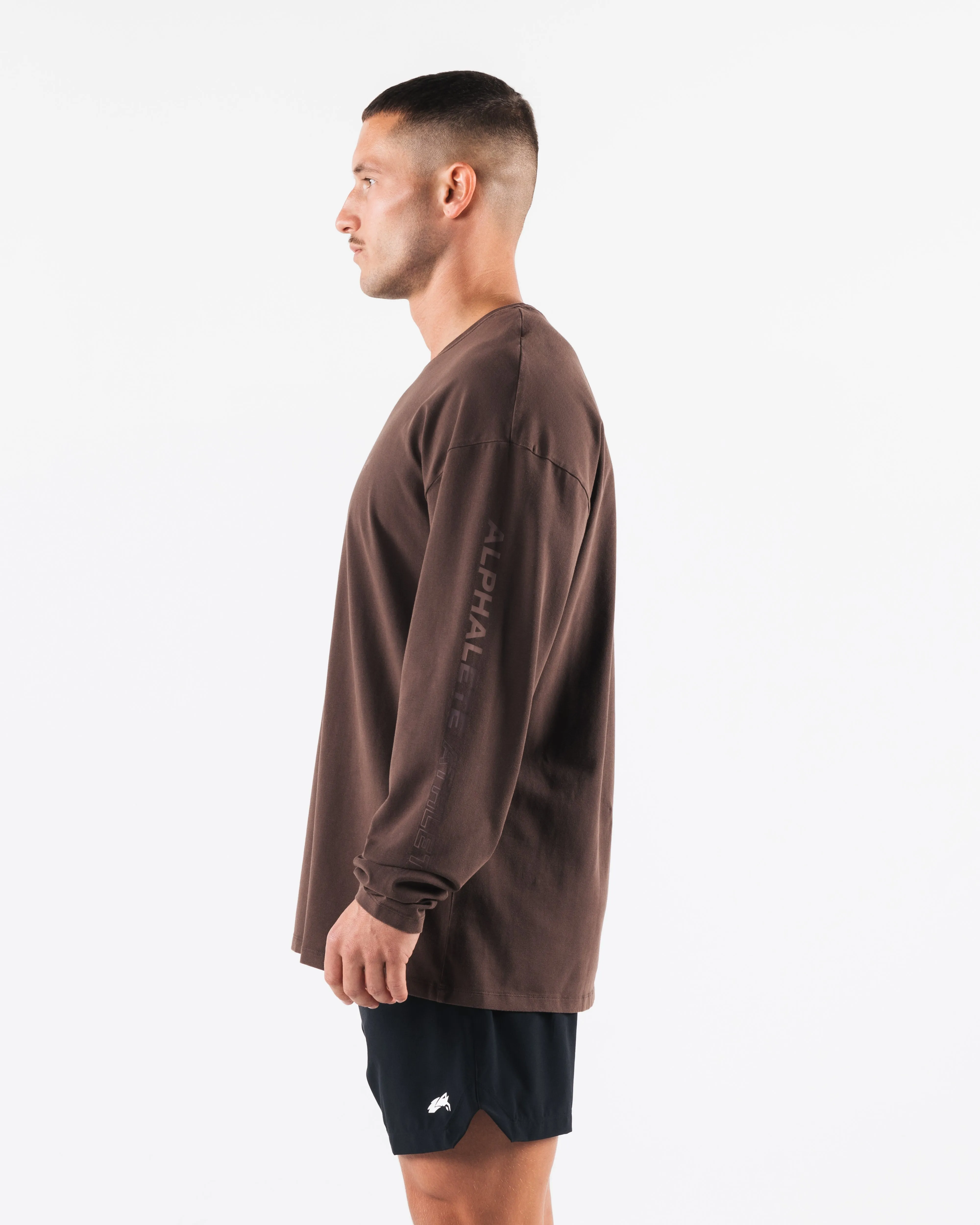 Breathe More LS Tee - Cashmere Alphalete Athletics