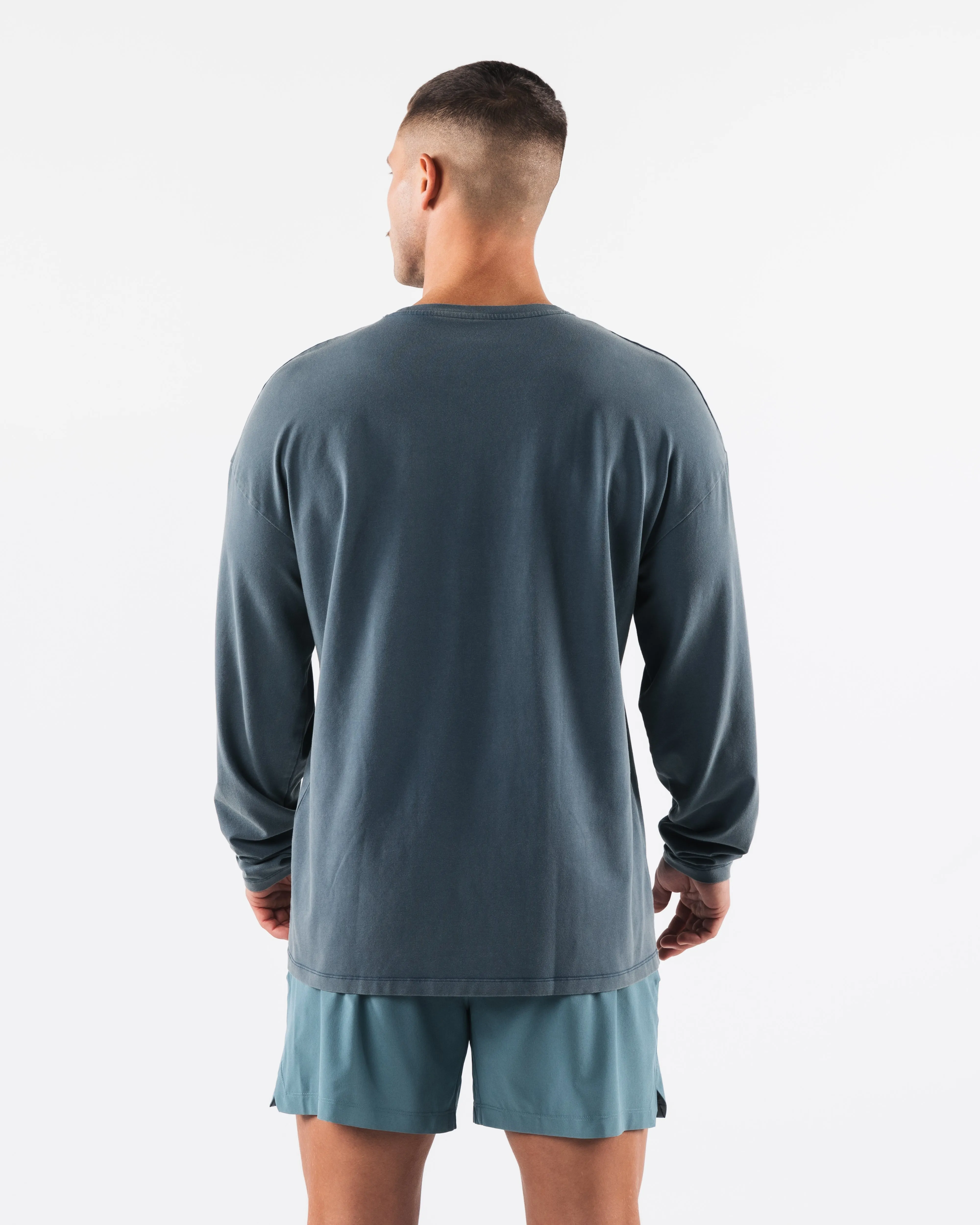 Breathe More LS Tee - Moonlit Alphalete Athletics