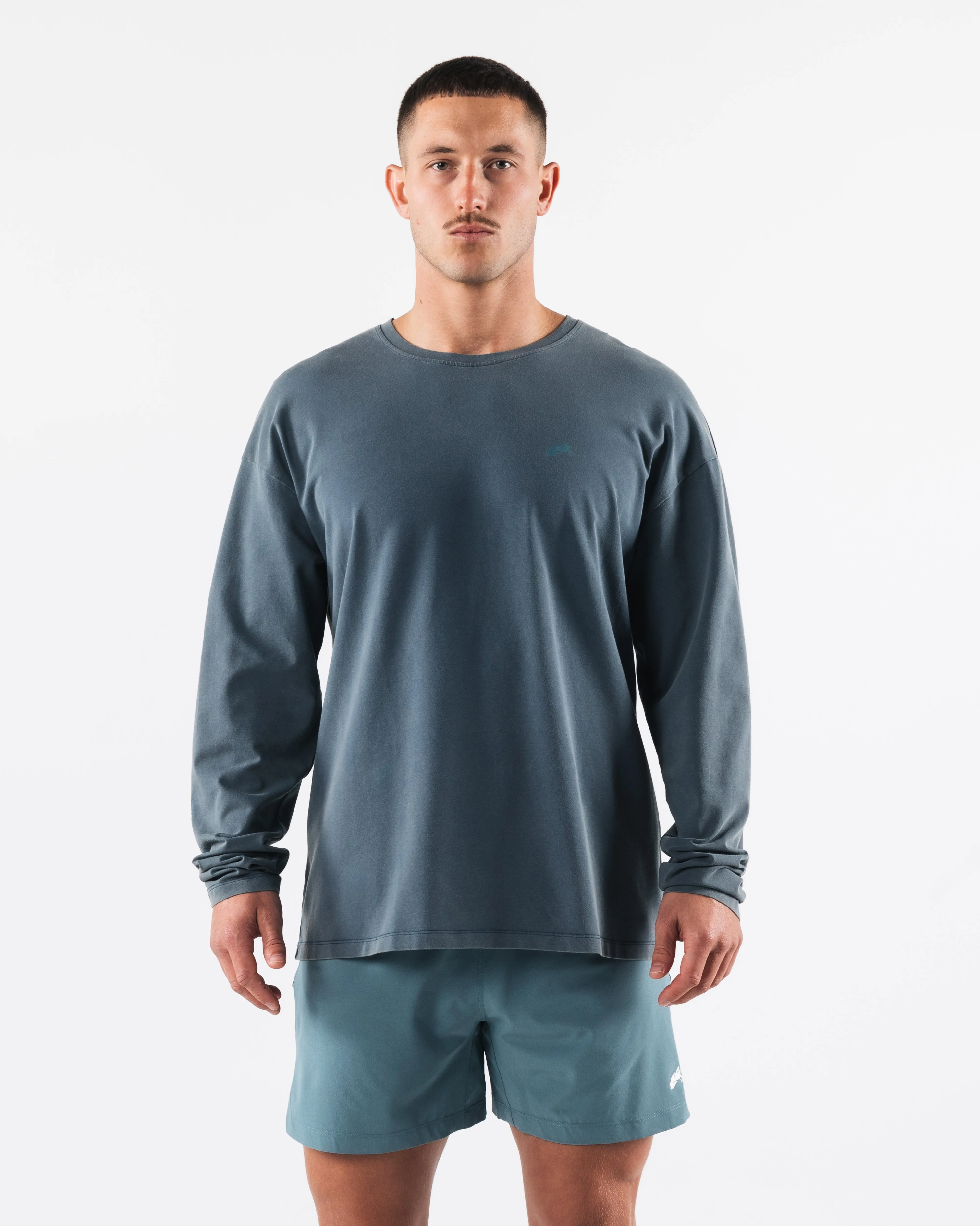 Breathe More LS Tee - Moonlit Alphalete Athletics