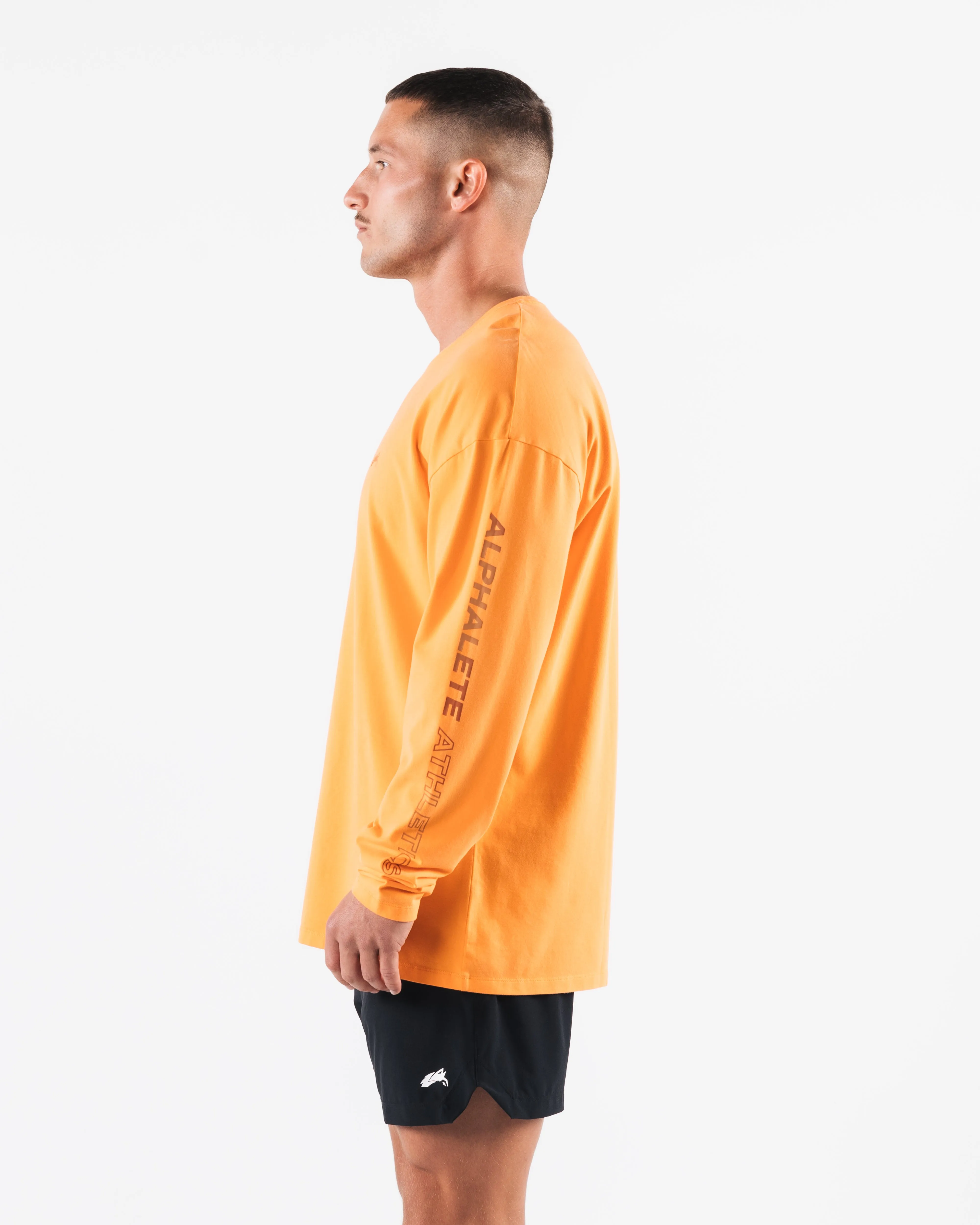 Breathe More LS Tee - Sun Beam Alphalete Athletics