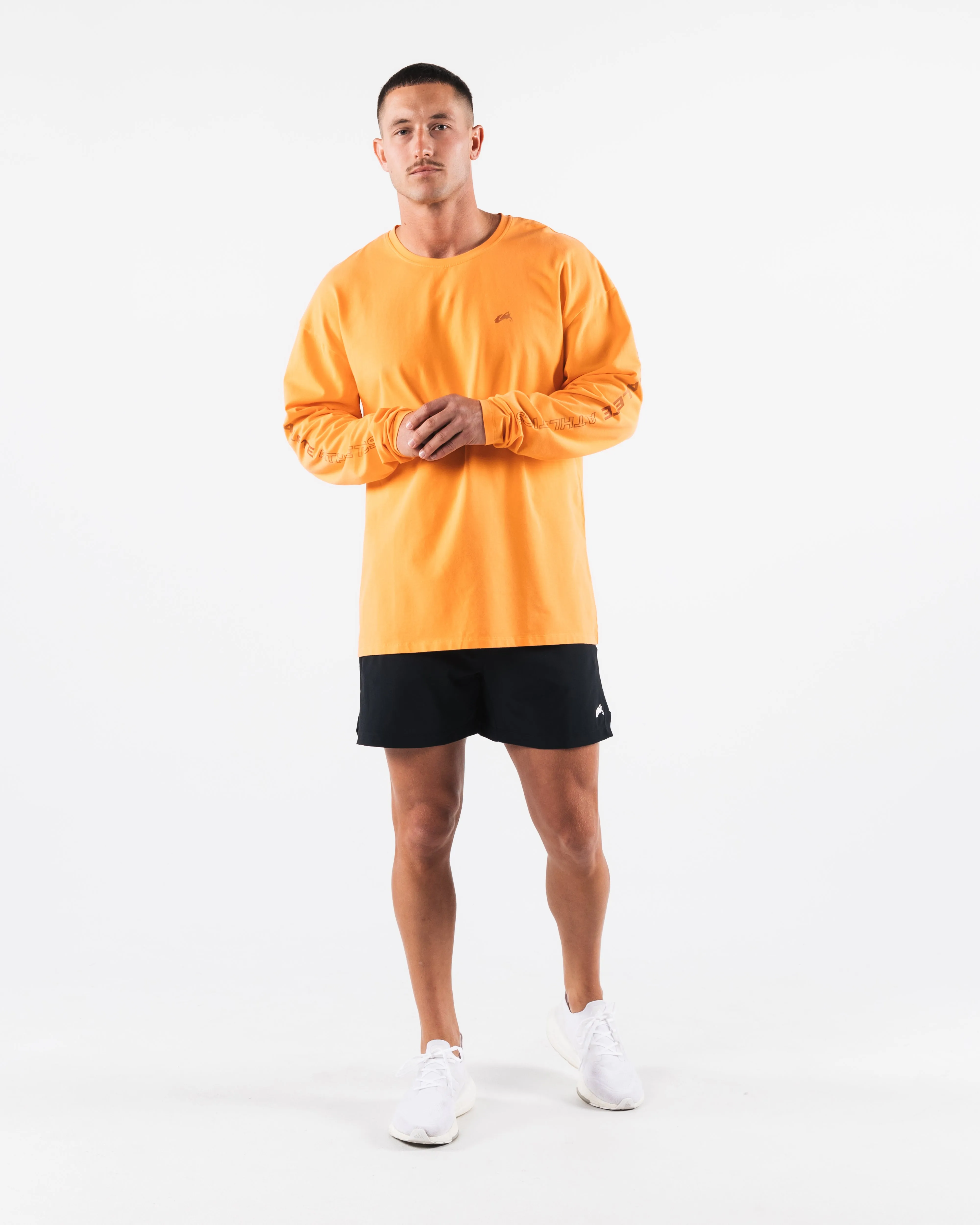 Breathe More LS Tee - Sun Beam Alphalete Athletics