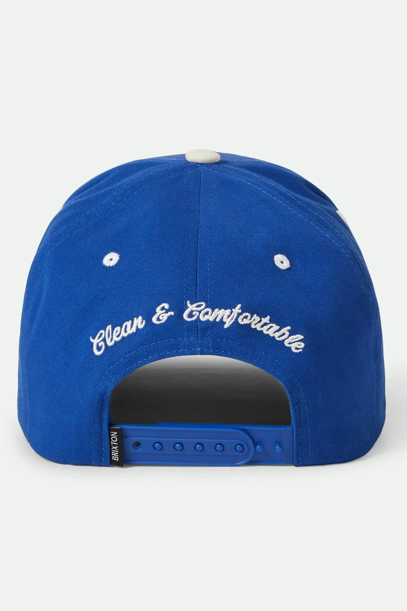 Brixton Motel Netplus Snapback - Electric Blue/Off White Brixton