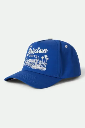 Brixton Motel Netplus Snapback - Electric Blue/Off White Brixton