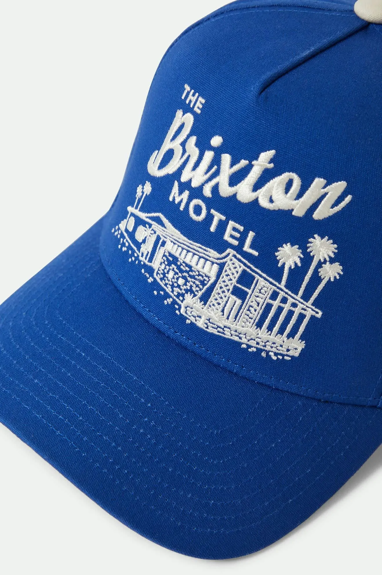 Brixton Motel Netplus Snapback - Electric Blue/Off White Brixton