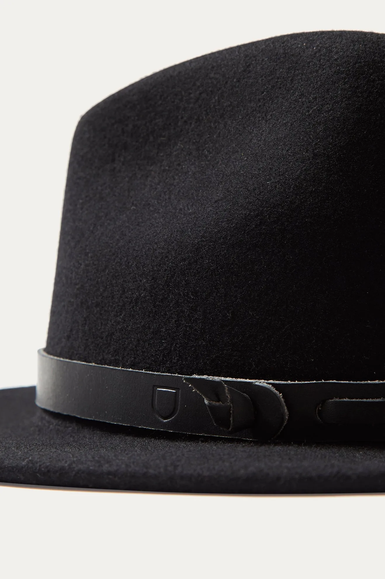 Brixton x Artifact Leather Adjustable Hat Band - Black Brixton