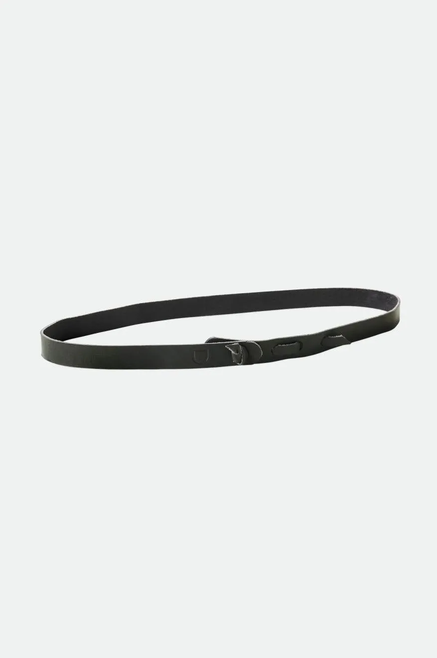 Brixton x Artifact Leather Adjustable Hat Band - Black Brixton